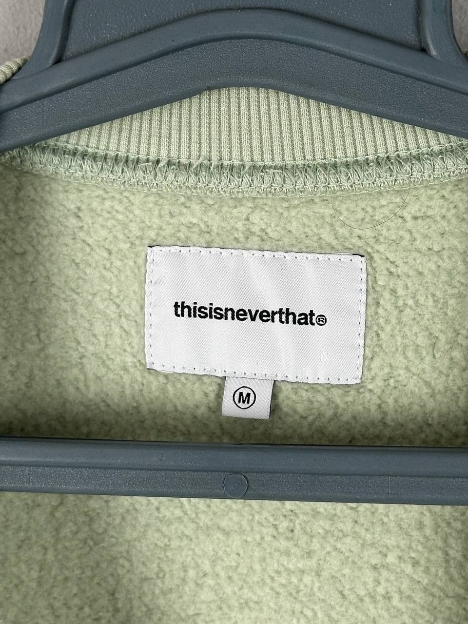 thisisneverthat Thisisneverthat Japan Streetwear Mint Green Sweatshirt Size US M / EU 48-50 / 2 - 8 Thumbnail