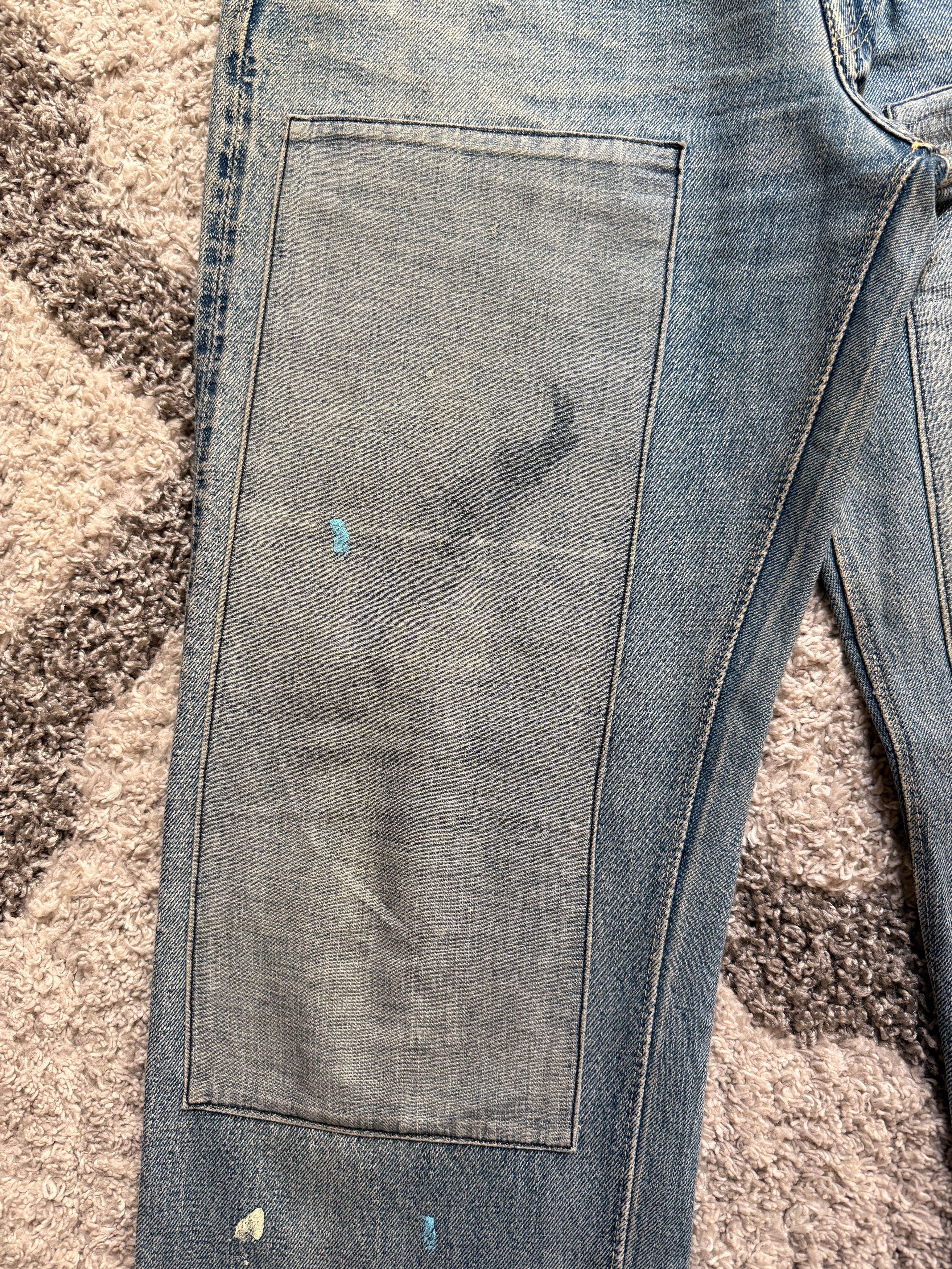 Japanese Brand × Vintage × Warehouse Warehouse Japan Double Knee Vintage Jeans Punk Grunge Chrome Size US 30 / EU 46 - 3 Thumbnail