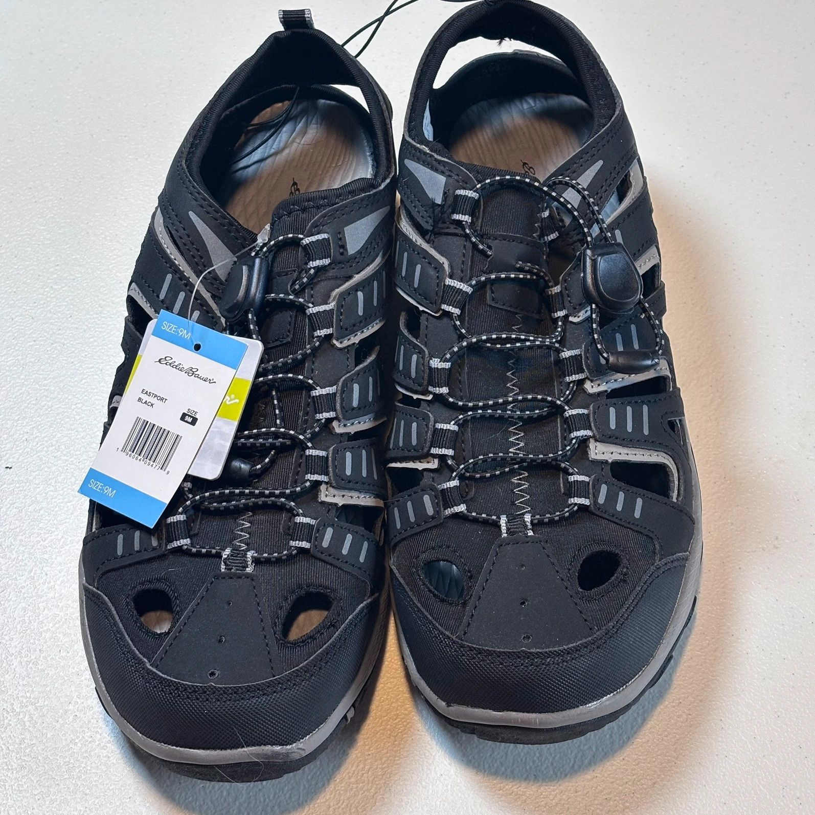 Eddie Bauer Eddie Bauer Eastport Fisherman Sandal Shoes Black Size 9M Size US 9 / EU 42 - 1 Thumbnail