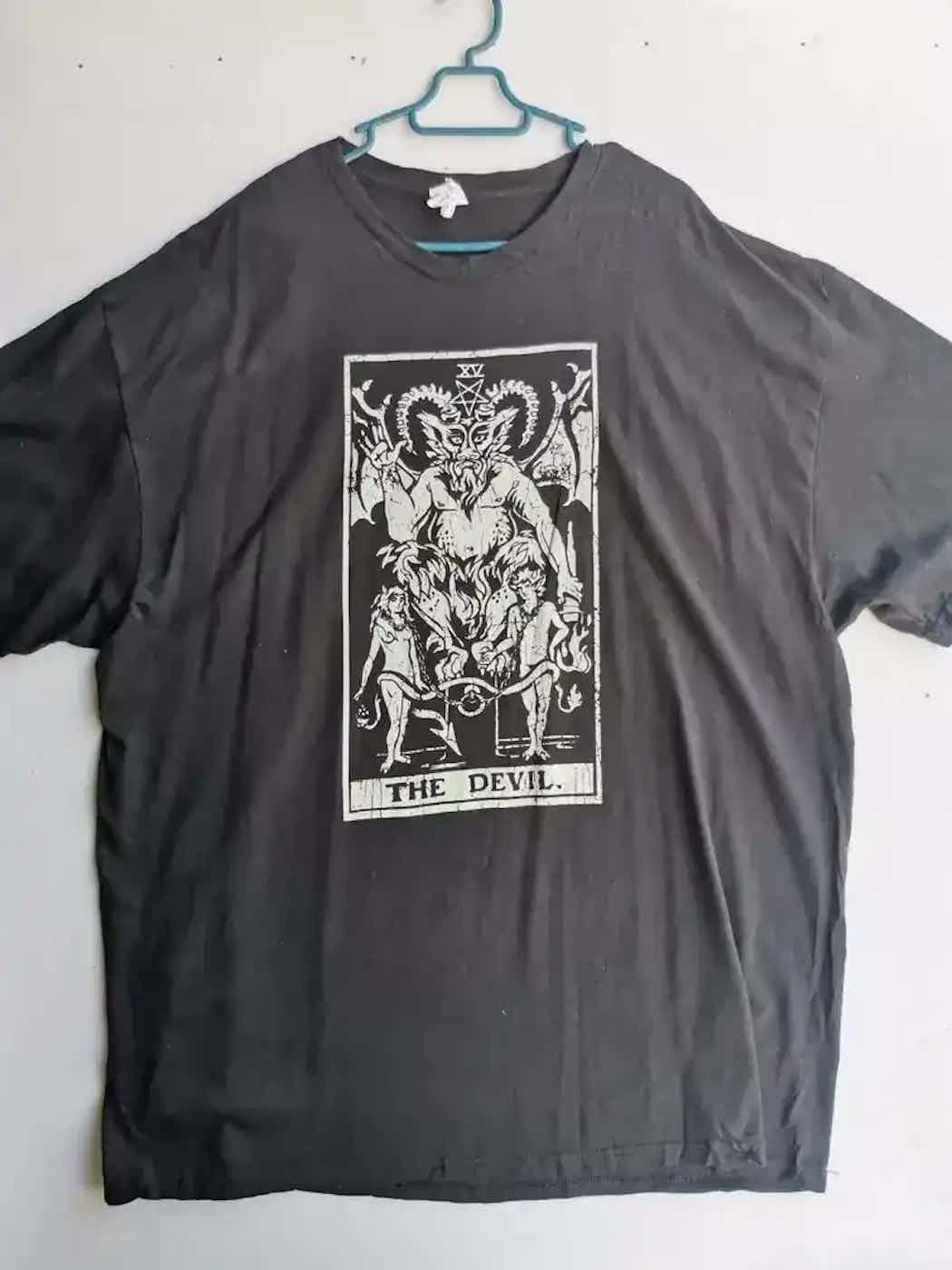 Delta Vintage Delta Pro Weight The Devil T-shirt Size US XXL / EU 58 / 5 - 1 Thumbnail