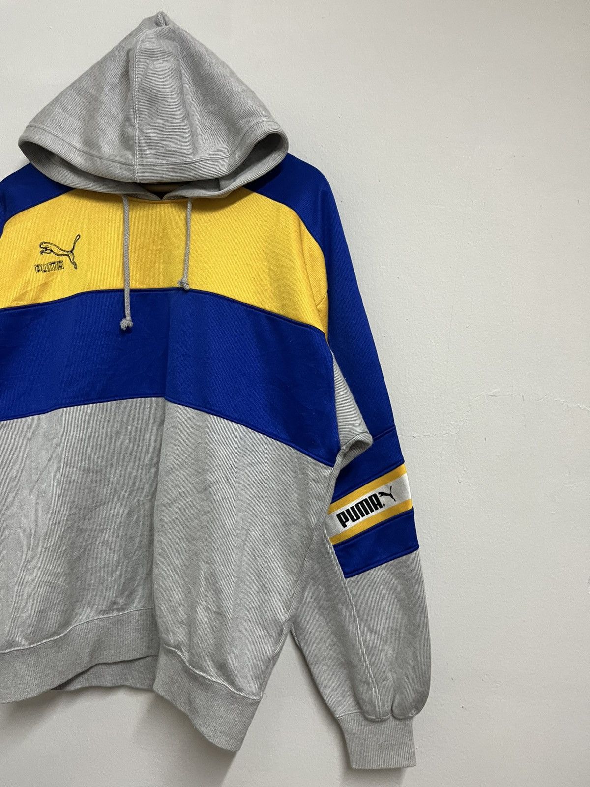 Japanese Brand 💥Vintage PUMA BIG LOGO Hoodie Size US L / EU 52-54 / 3 - 4 Thumbnail