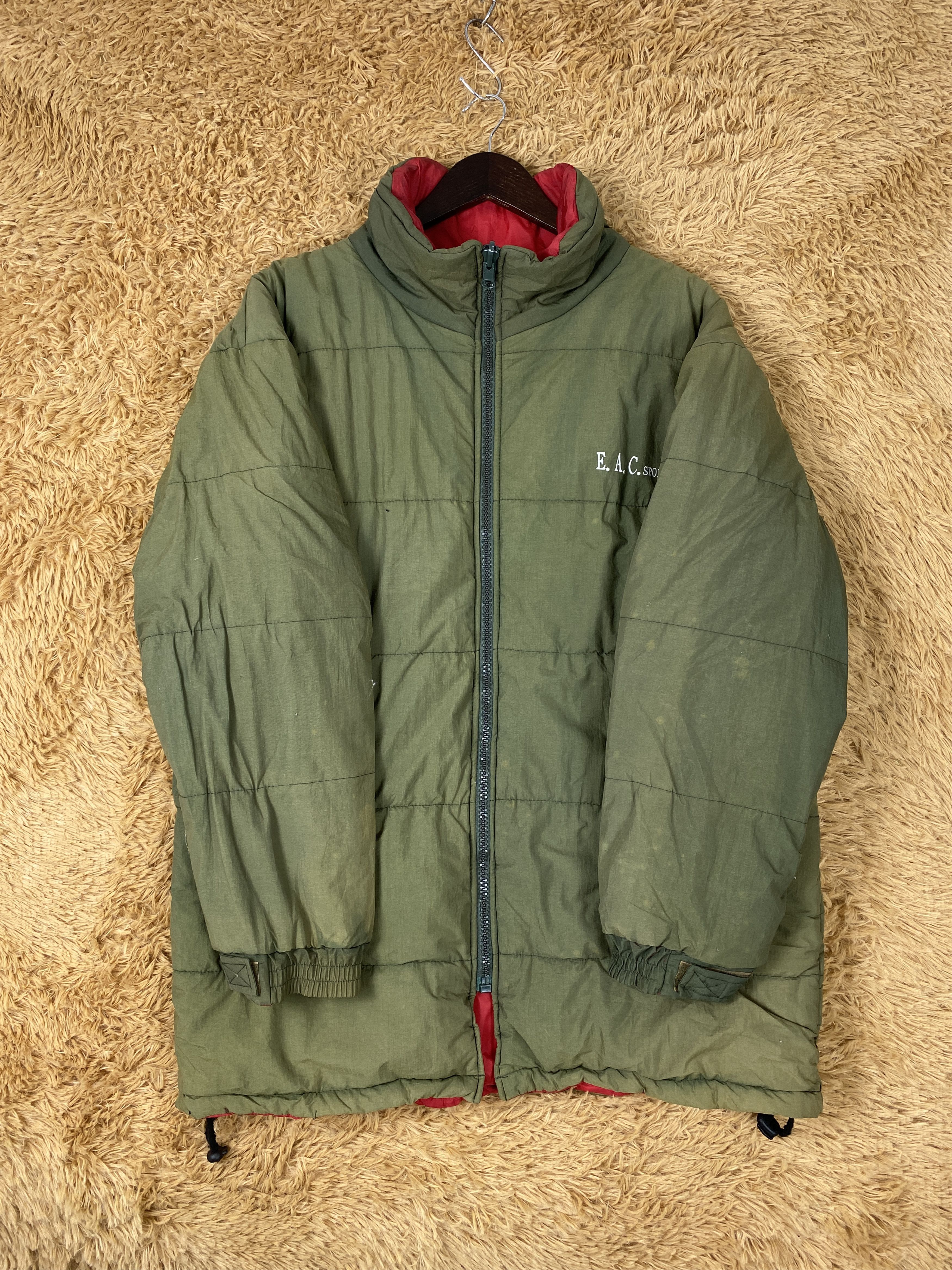 Japanese Brand Vintage E.A.C Sport Reversible Puffer Jacket J2027 Size US M / EU 48-50 / 2 - 5 Thumbnail