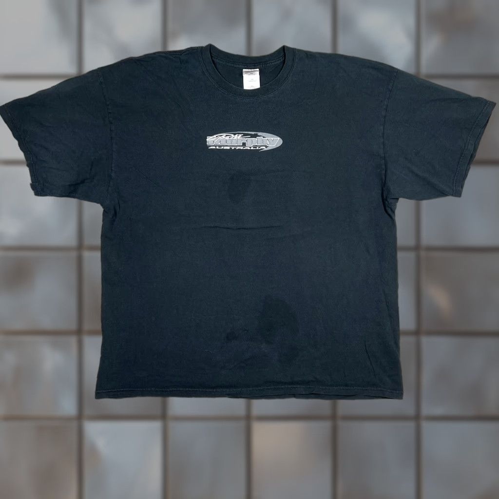 Gildan VINTAGE Gildan Racing Mens T-Shirt Size XXL Black No Wings, No Worries Graphic Tee 100% Cotton Australia Size US XXL / EU 58 / 5 - 1 Thumbnail