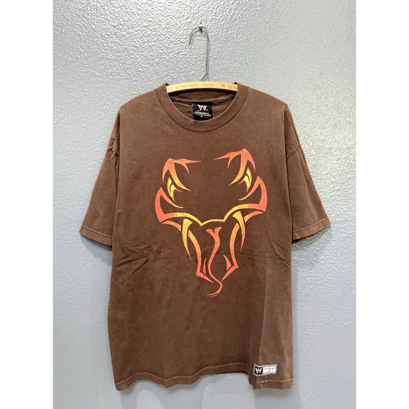 Vintage VINTAGE WWE Randy Orton RKO Face Snake Tee Shirt XL Shirt Men Brown 90s/2000s Short Sleeve Mens Size US XL / EU 56 / 4 - 3 Thumbnail