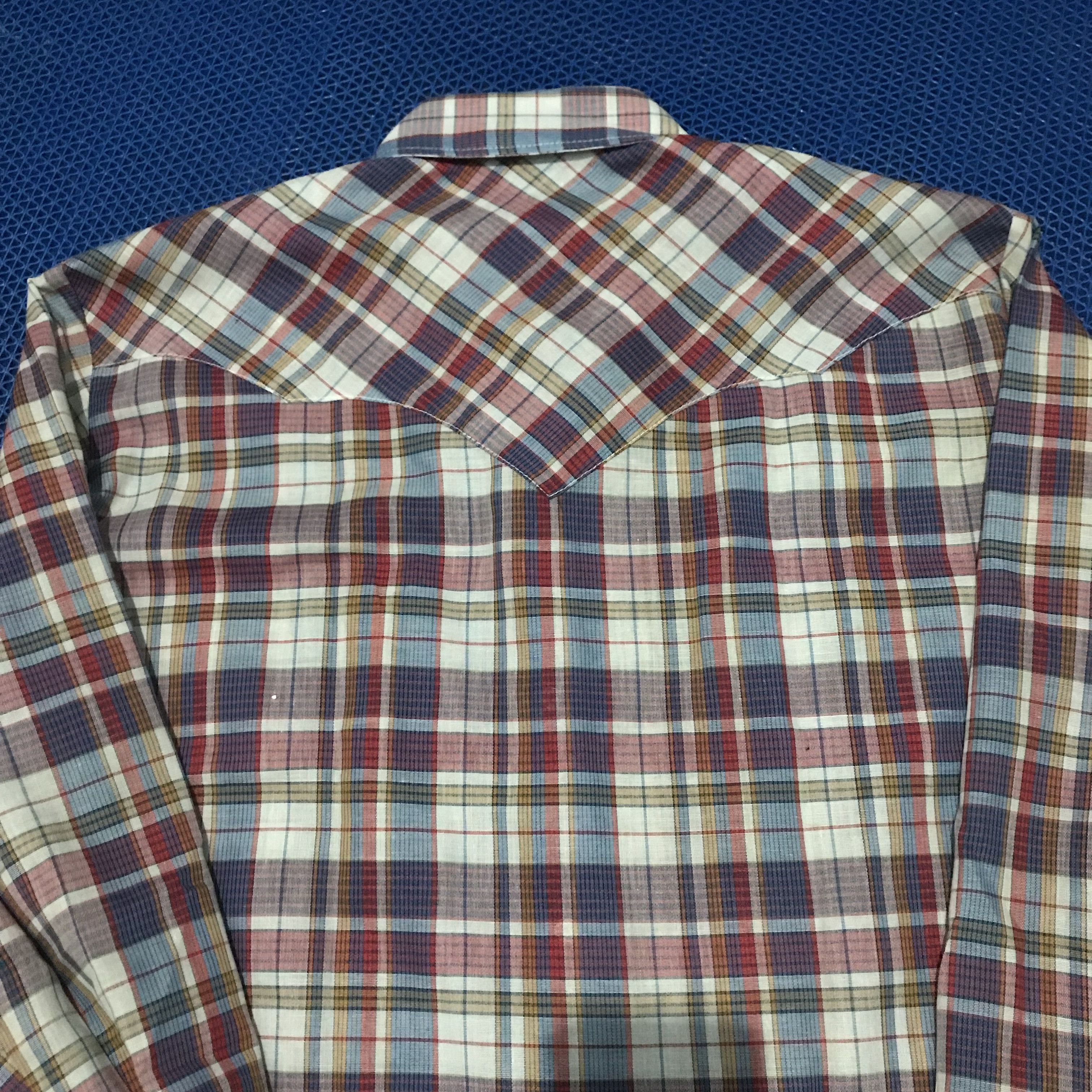 Cowboy Equipment × Vintage × Western Mountaineering Dickson Jenkins Western Cowboy shirt Men small Blue Orange Size US L / EU 52-54 / 3 - 18 Thumbnail