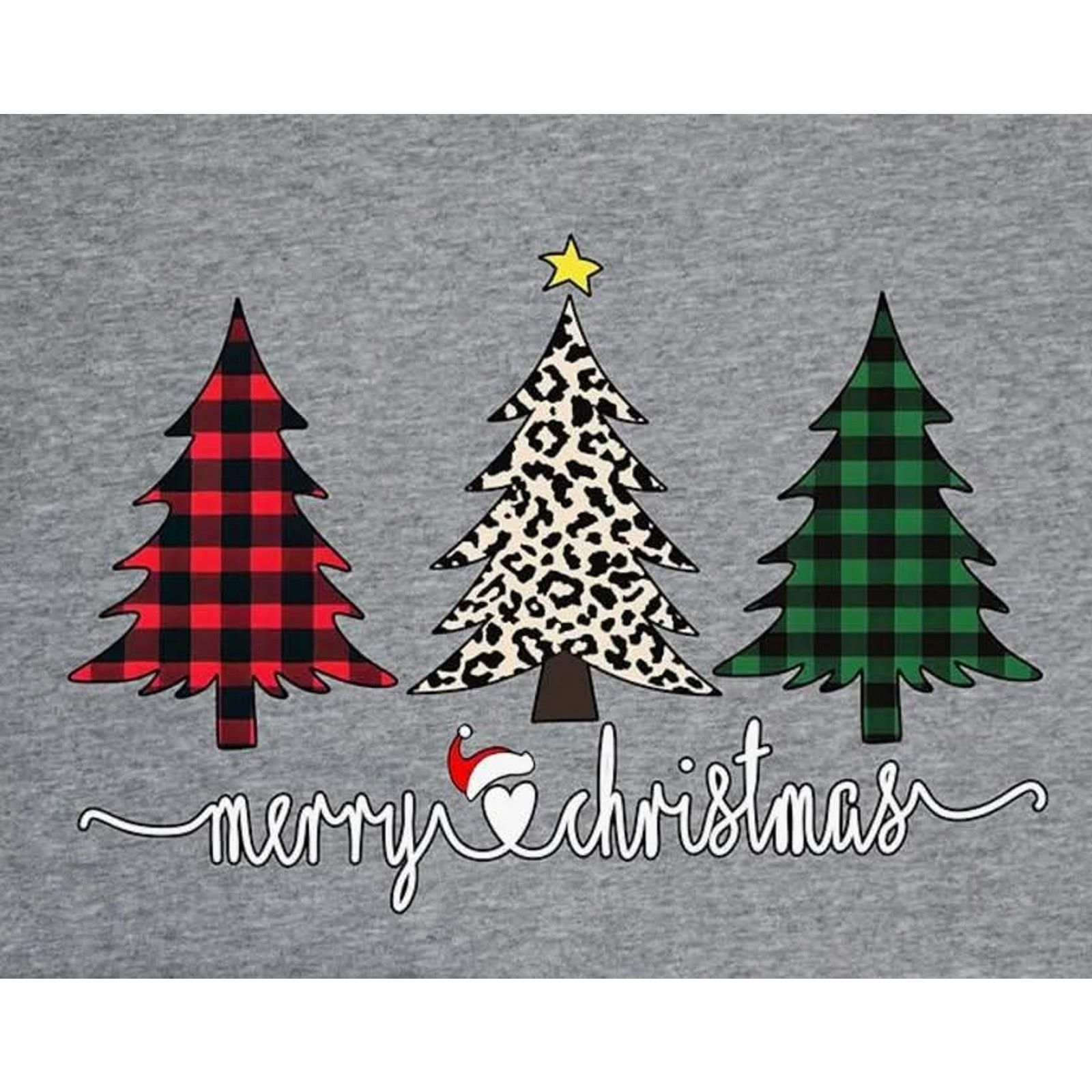 The Unbranded Brand Women's SIZE LARGE long-sleeve Merry Christmas Printed Shirt Size L / US 10 / IT 46 - 3 Thumbnail