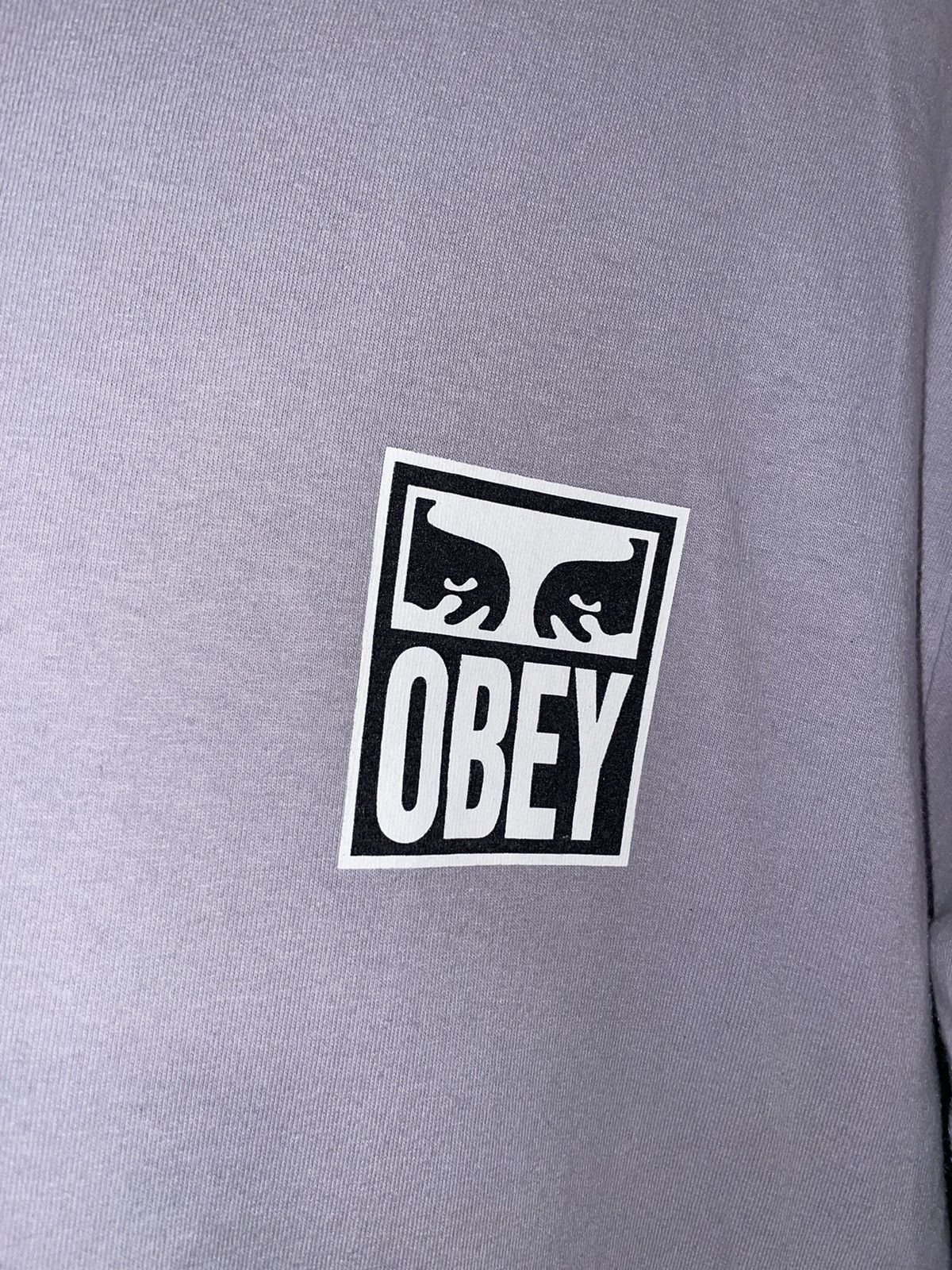 Obey × Shepard Fairey OBEY EYES ICON II grey T-SHIRT Size US L / EU 52-54 / 3 - 5 Thumbnail