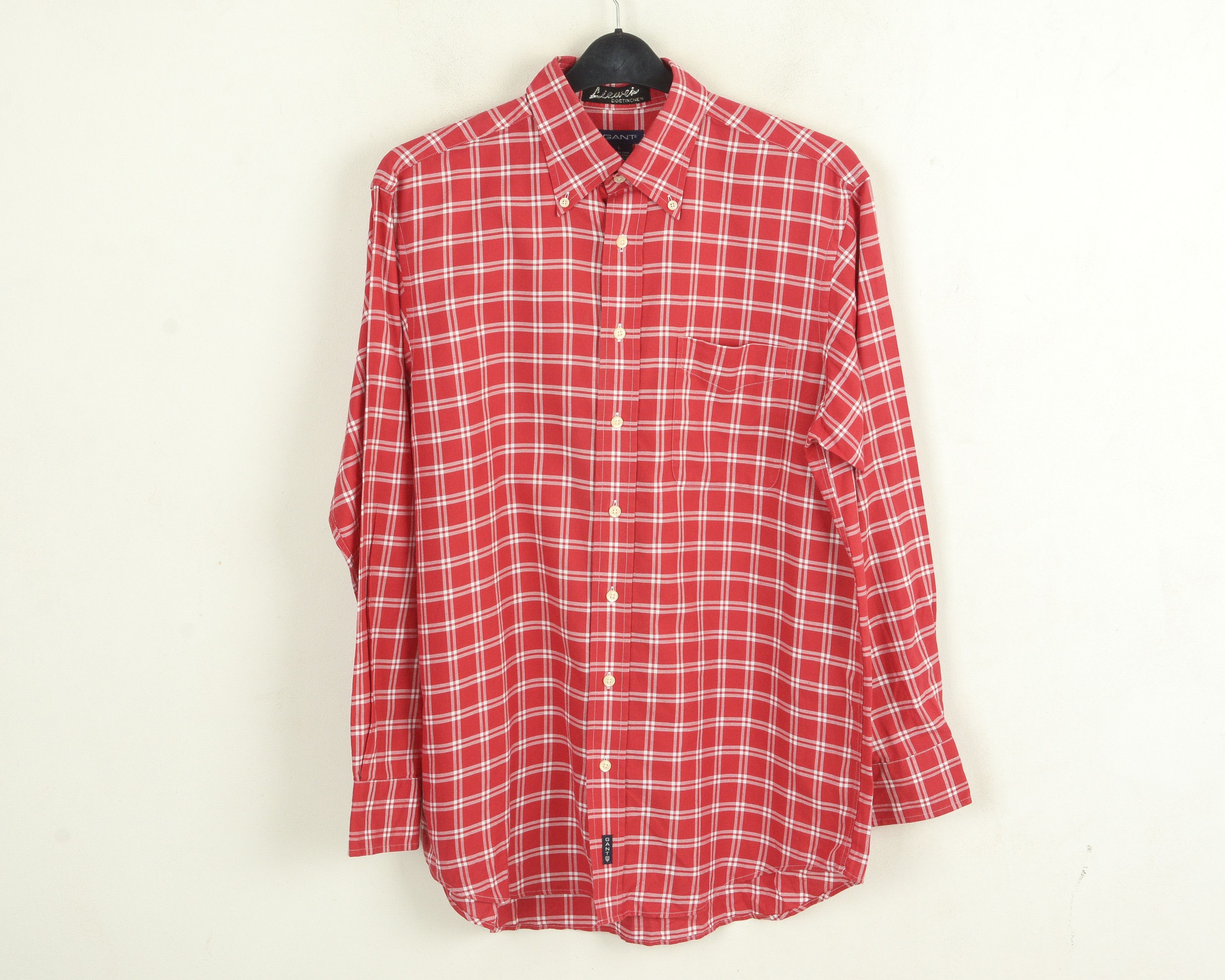 Gant Casual Shirt Button Up Long Sleeve Check Plaid Formal Size US L / EU 52-54 / 3 - 1 Thumbnail