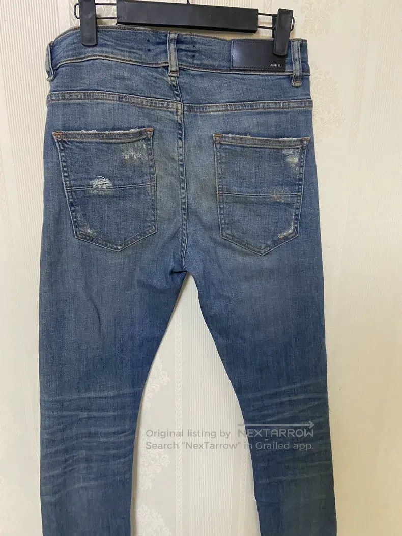 Amiri Amiri Size 28 15og blue leather Size US 28 / EU 44 - 7 Thumbnail