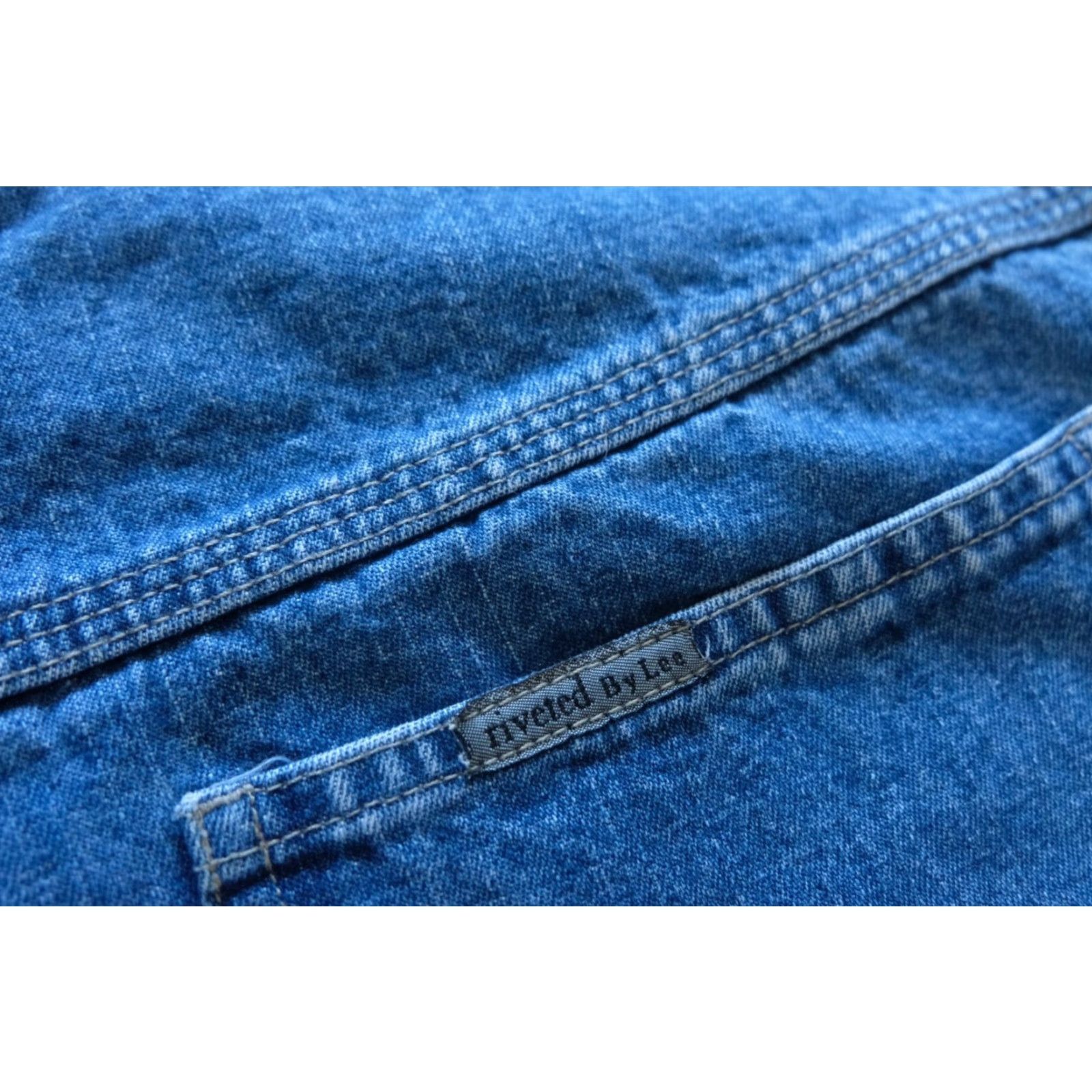 Lee VINTAGE LEE RIVETED VTG Y2K 90s BLUE JEAN DENIM WIDE LEG RETRO BAGGY SHORTS MEN SZ 36x29 Size US 36 / EU 52 - 6 Thumbnail