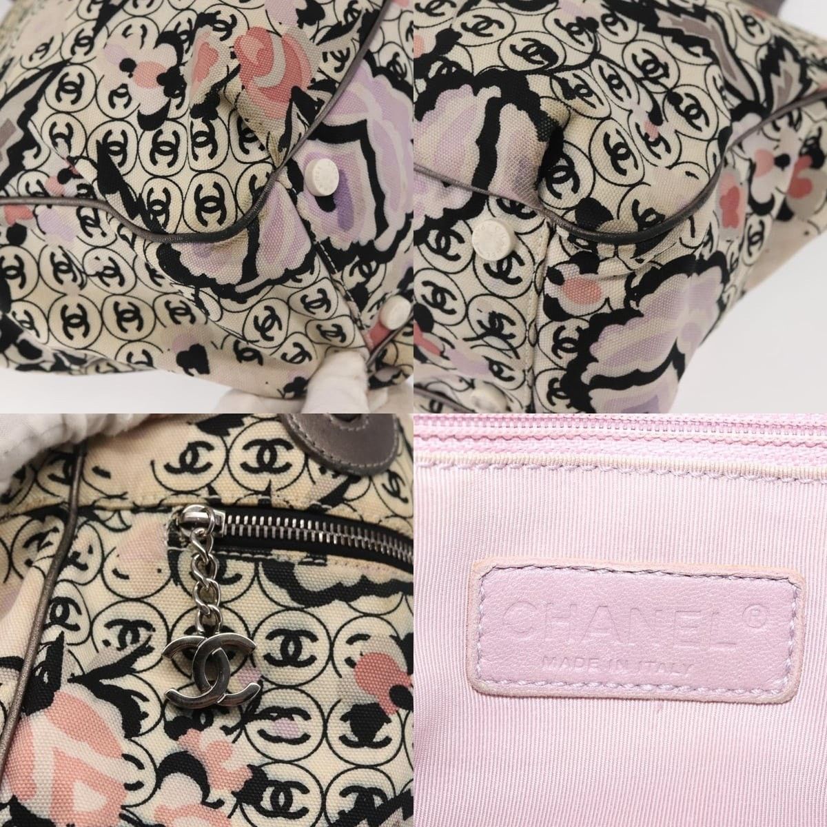 Chanel Chanel Tote Bag Canvas Multicolor Silver CC Size ONE SIZE - 6 Thumbnail