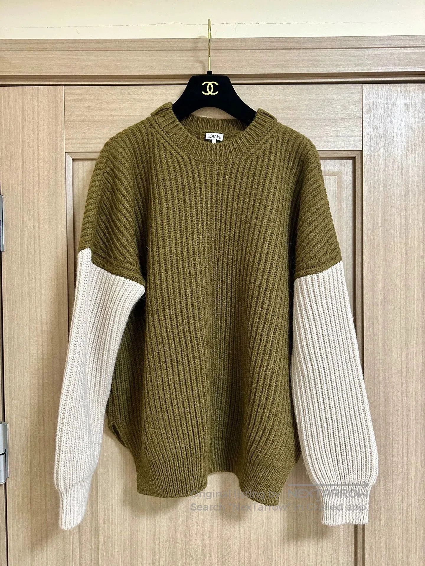 Loewe LOEWE Green Wool Blend Oversize Sweater. Size US S / EU 44-46 / 1 - 1 Thumbnail