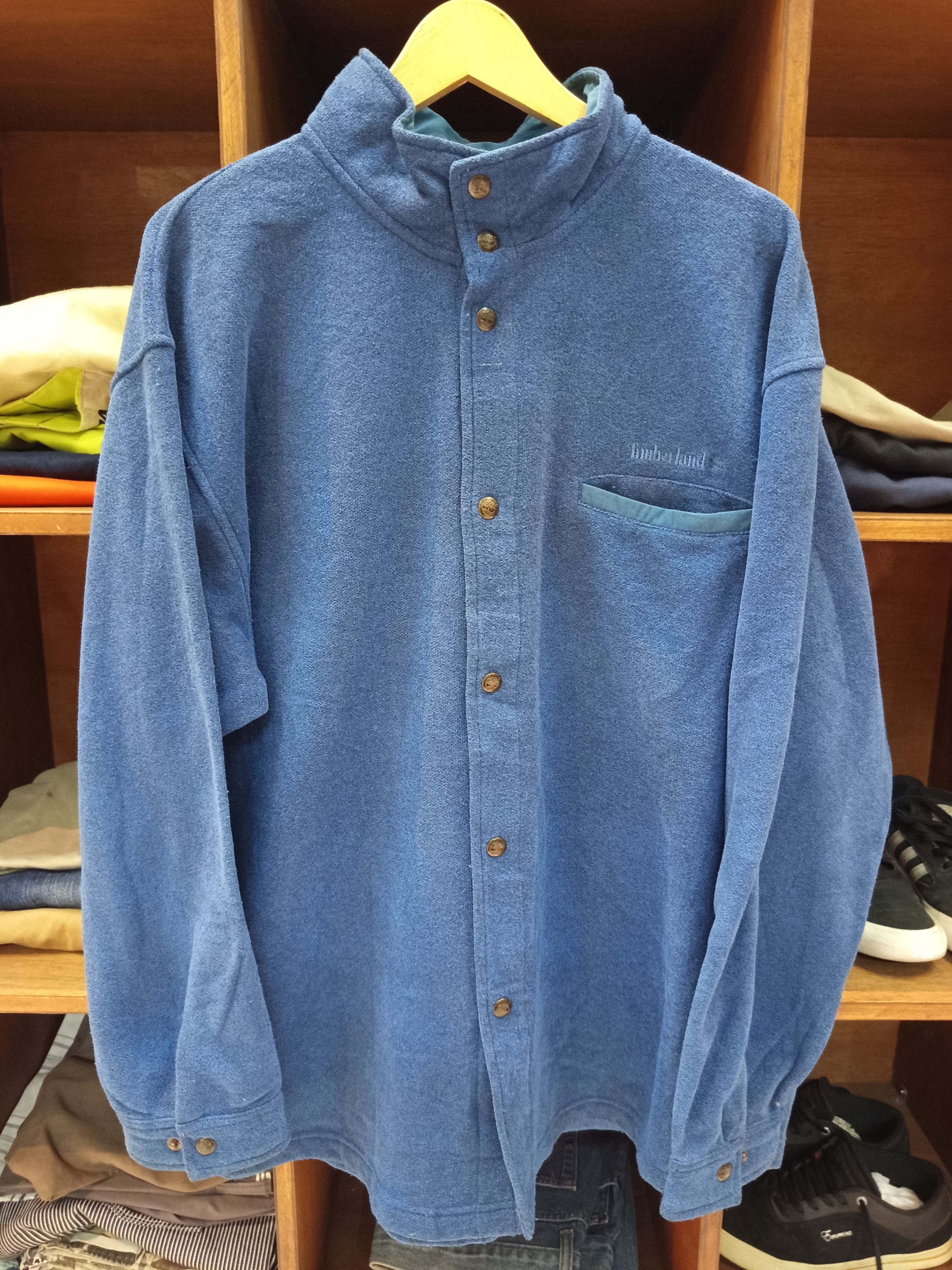 Timberland 1990s Timberland Fleece Jacket Made In Canada Size US L / EU 52-54 / 3 - 2 Thumbnail