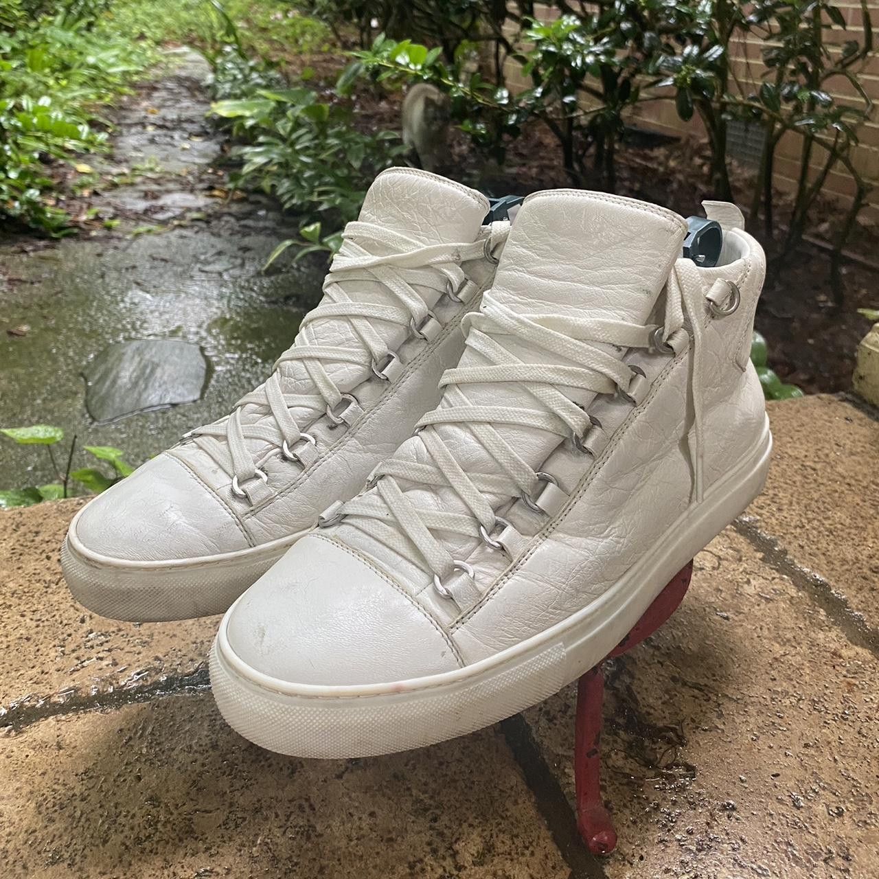 Balenciaga Balenciaga Arena Sneakers White 12 High Tops | Grailed