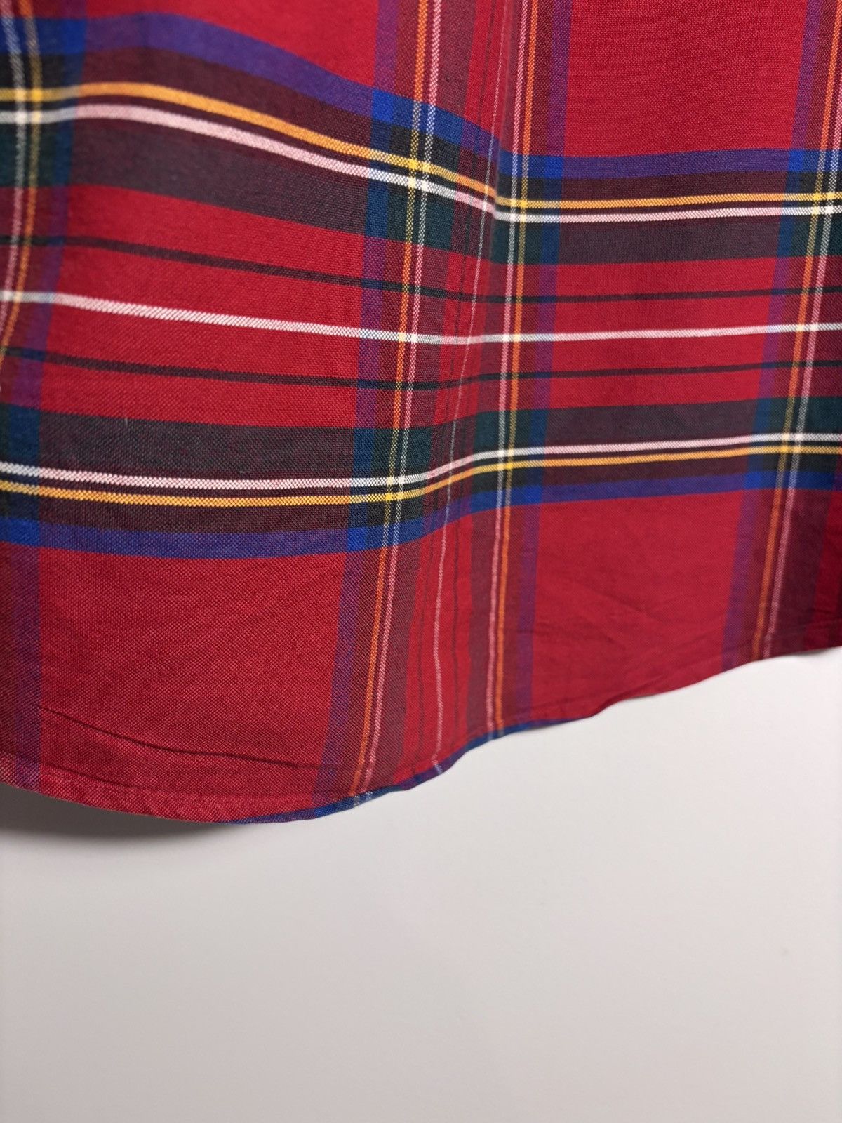 Ralph Lauren RALPH LAUREN | NWOT Classic Red Plaid Button-Down Shirt Size US L / EU 52-54 / 3 - 10 Thumbnail
