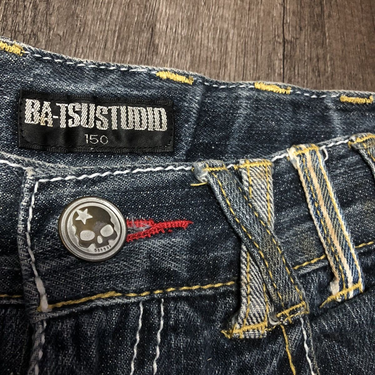 Hysteric Glamour × Japanese Brand BA-TSU STUDIO ROCK DENIM JEANS JAPANESE BRAND (UNISEX) Size US 29 - 18 Thumbnail