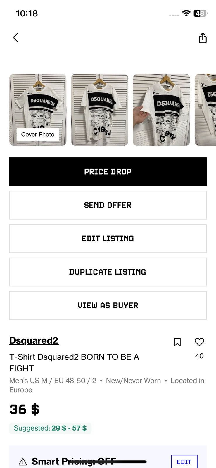 Dsquared2 Bundle 2 items t shirt Dsquared2 Versace Size US L / EU 52-54 / 3 - 1 Thumbnail