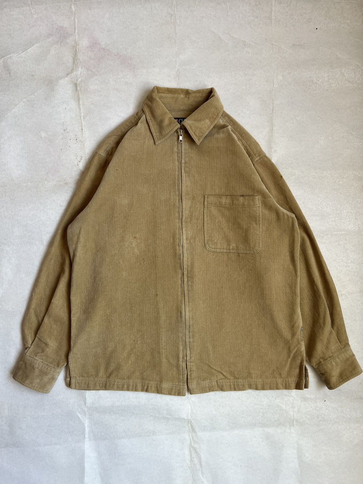 Chaps Ralph Lauren Chaps Ralph Lauren Single Pocket Corduroy Beige Jacket Size US M / EU 48-50 / 2 - 1 Thumbnail