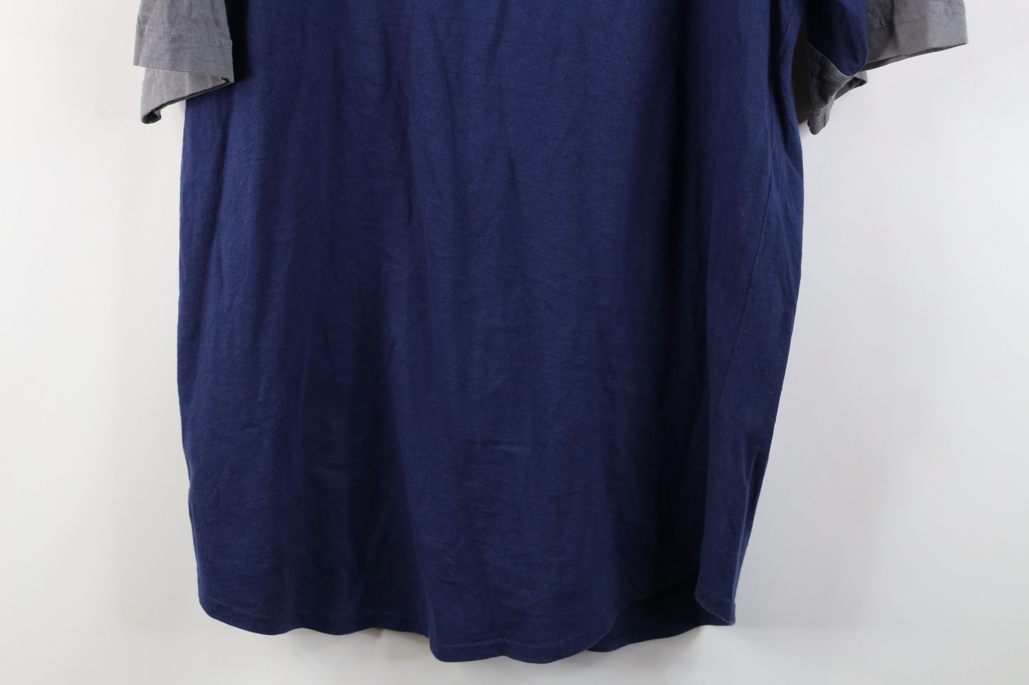 Harley Davidson Vintage 90s Y2K Harley Davidson Baseball Jersey Shirt Blue Size US L / EU 52-54 / 3 - 14 Thumbnail
