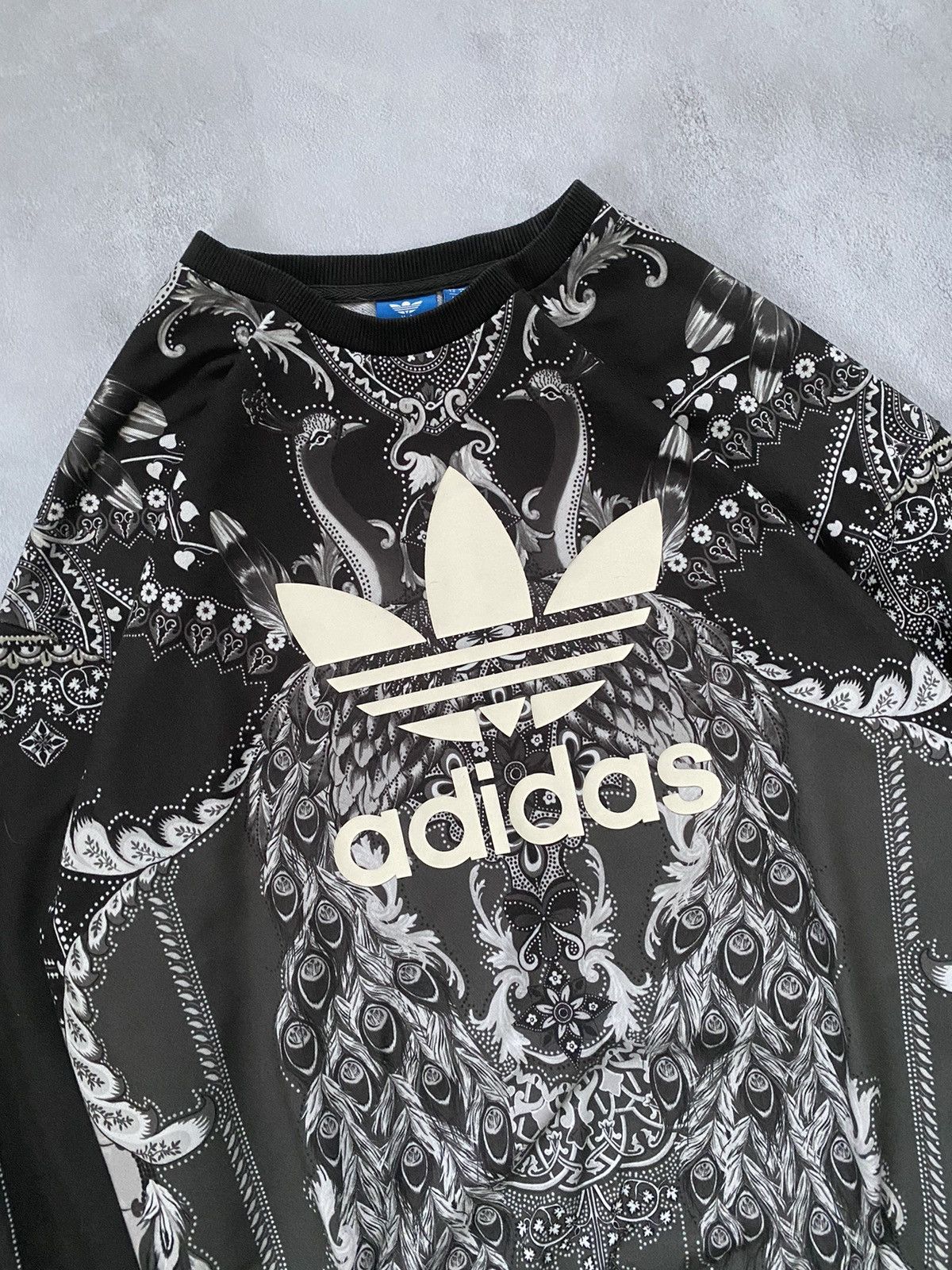 Adidas × Vintage Vintage Adidas Sweatshirt Oversized Size US M / EU 48-50 / 2 - 2 Thumbnail