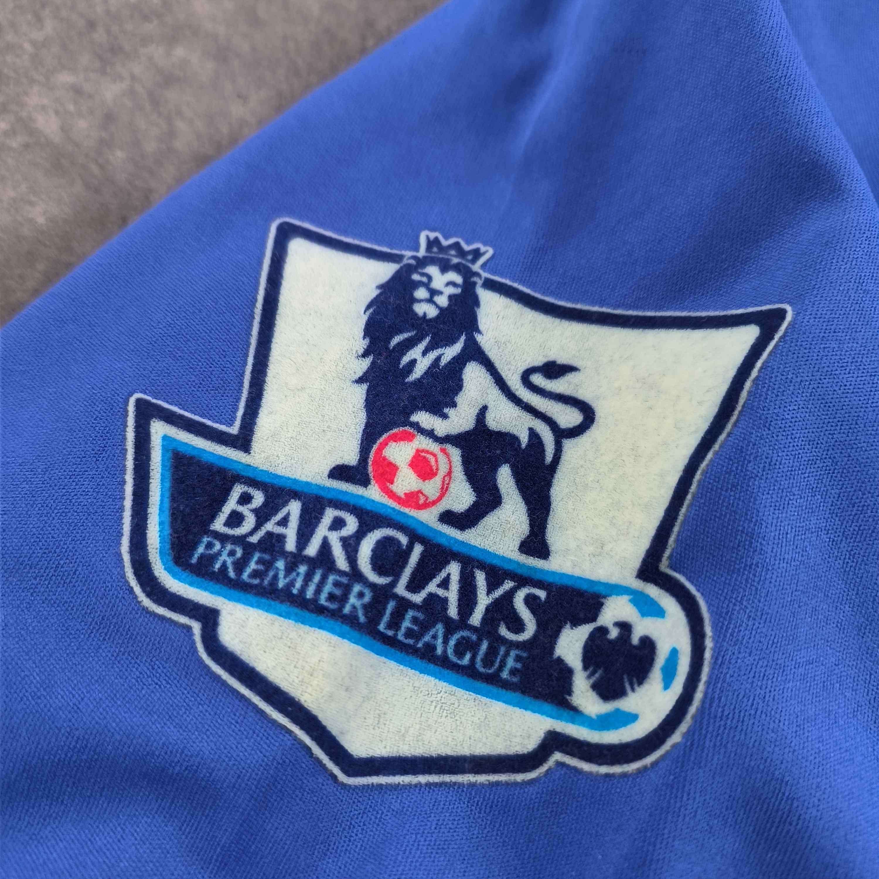 Everton 2009-10 home Phil Jagielka football jersey size M