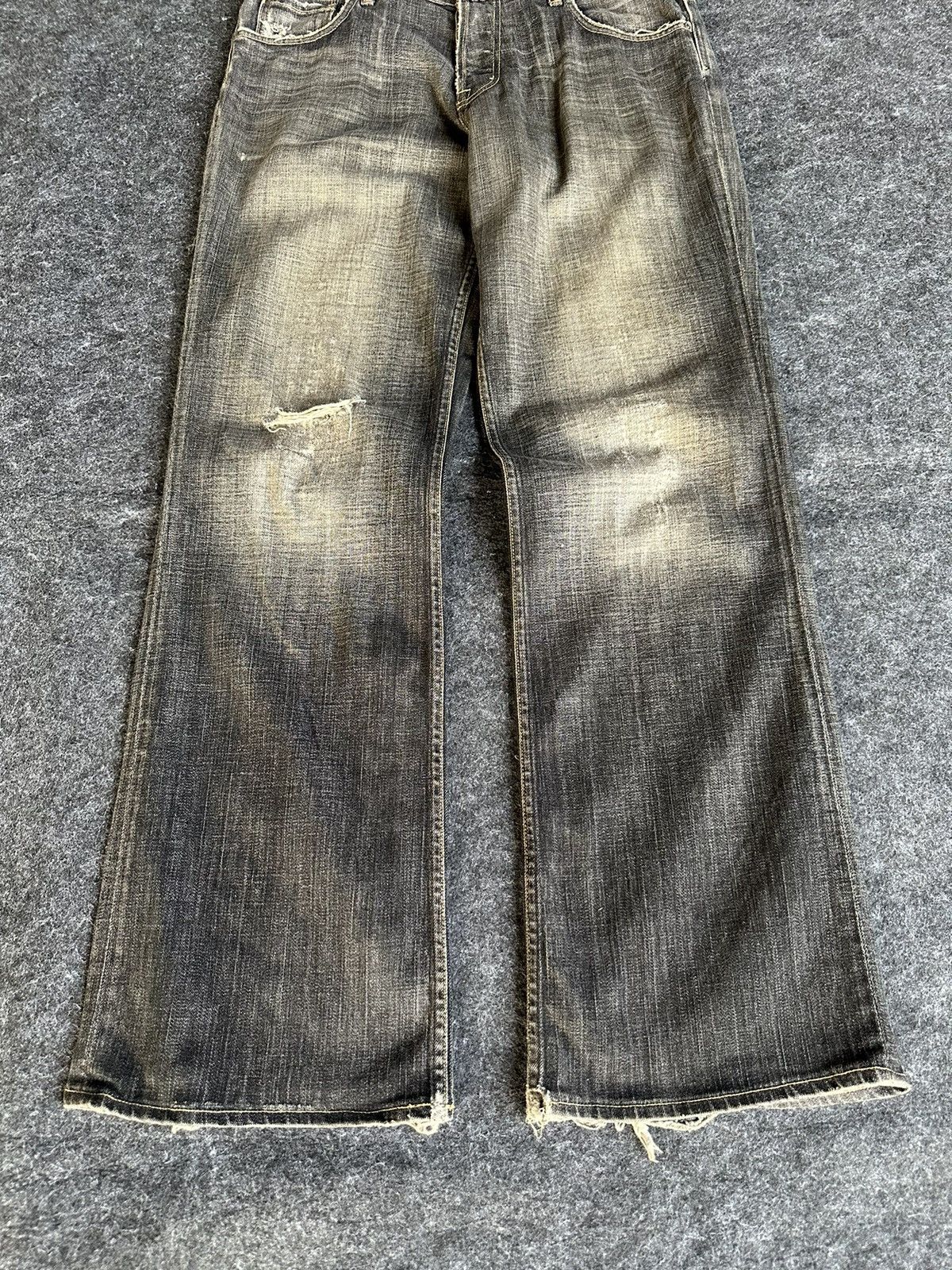 Vintage Vintage Sacred Blue Usa Flare Denim D452 Size US 32 / EU 48 - 3 Thumbnail