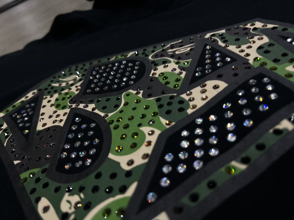 Bape Bape x Swarovski Vintage Bapeman Nigo Hoodie Size US L / EU 52-54 / 3 - 4 Thumbnail