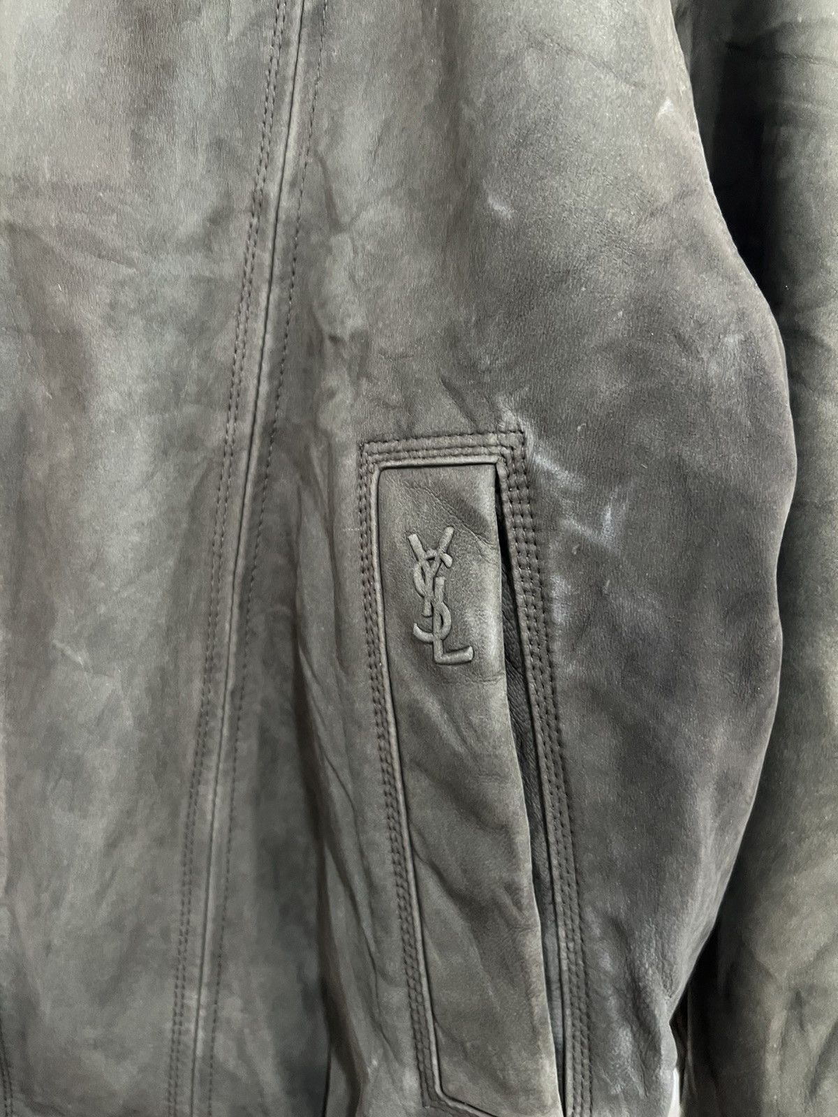 Yves Saint Laurent YvesSaintLaurent YSL Leather Jacket Size US L / EU 52-54 / 3 - 4 Thumbnail