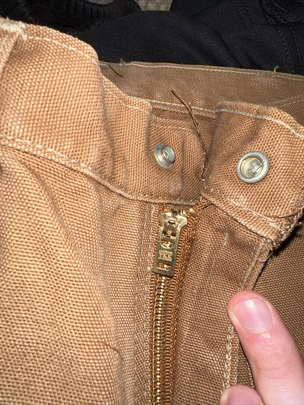 VINATGE 60s CARHARTT 31x29 DOUBLE KNEE CARPENTER DUCK JEANS