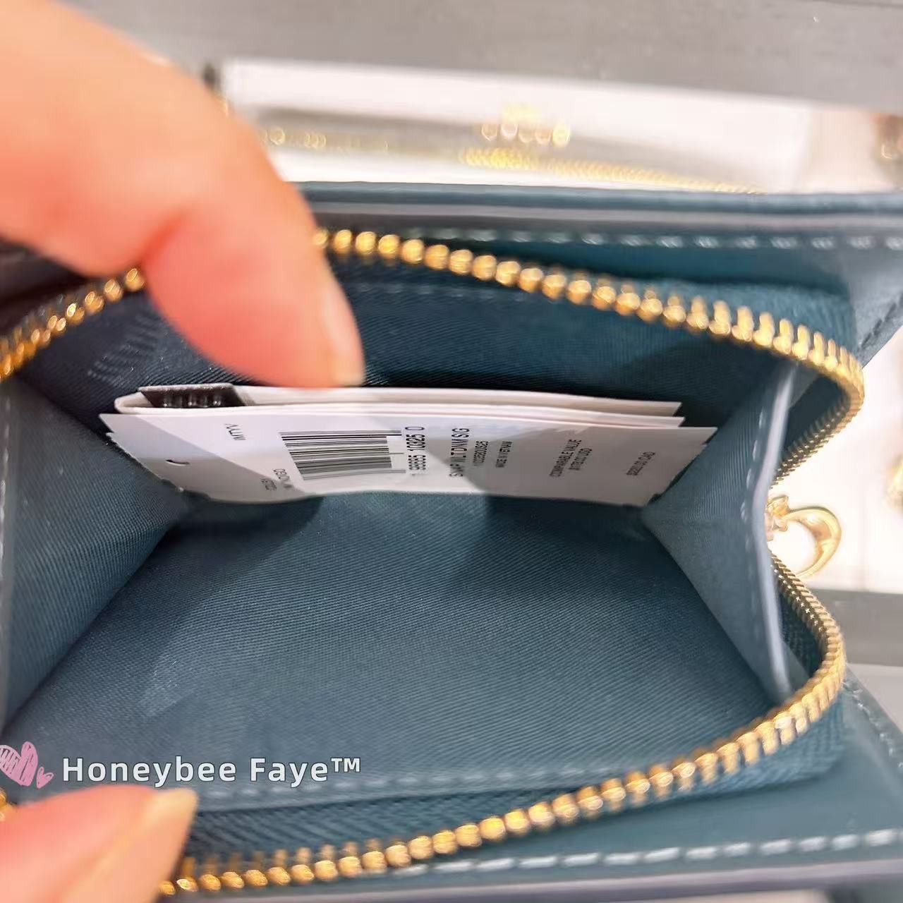 Coach Snap Wallet In Signature Denim CDL51 Size ONE SIZE - 4 Thumbnail
