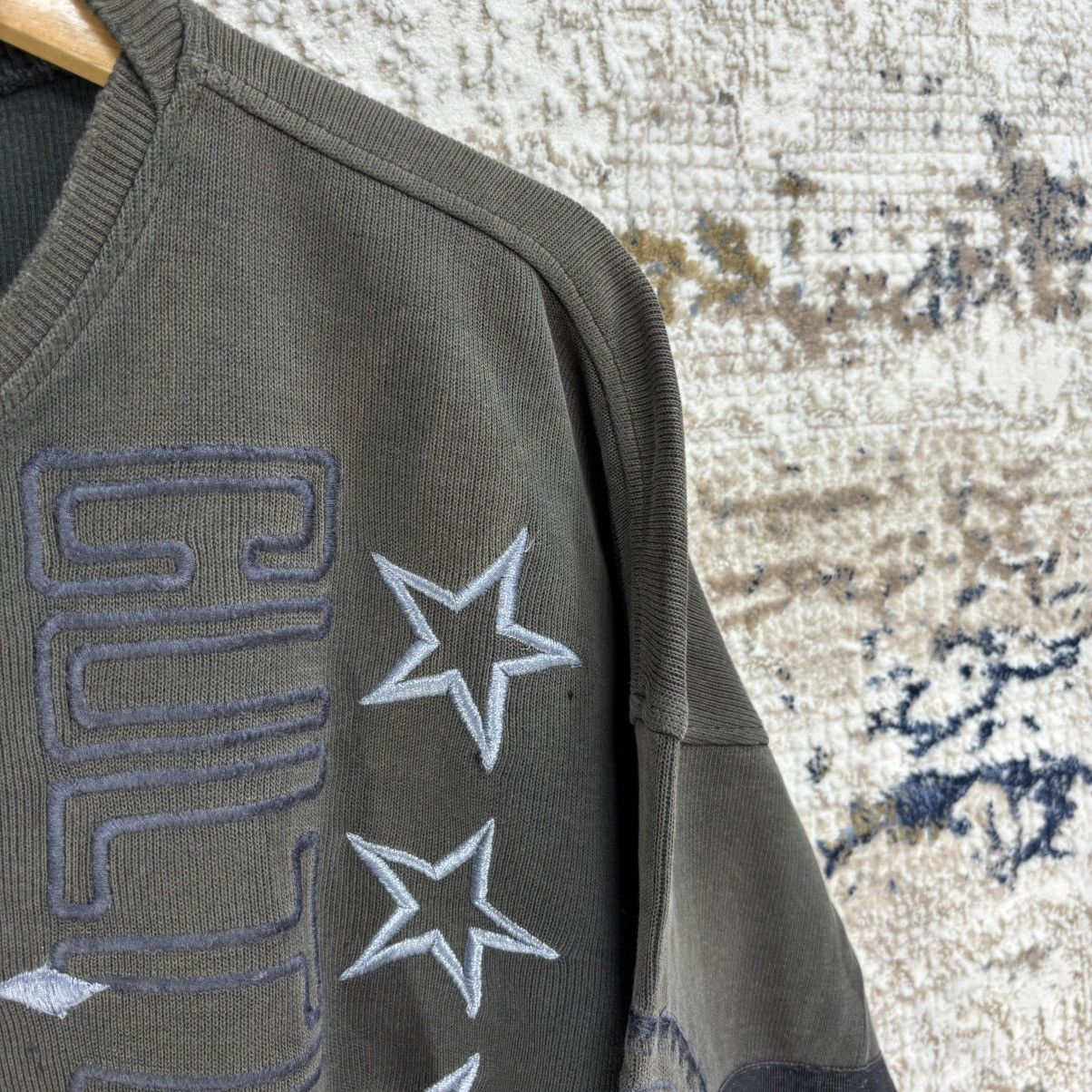 Japanese Brand × Vintage Vintage Distressed Santa Fe Embroidered Logo Sweatshirt Size US L / EU 52-54 / 3 - 4 Thumbnail