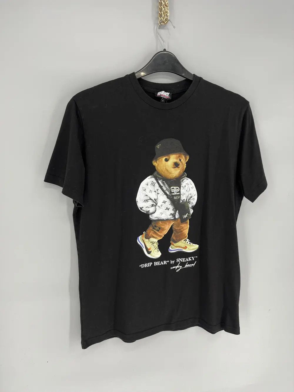 Japanese Brand × Vintage T-shirt stylish bear, chic print, rare find Size US L / EU 52-54 / 3 - 2 Thumbnail
