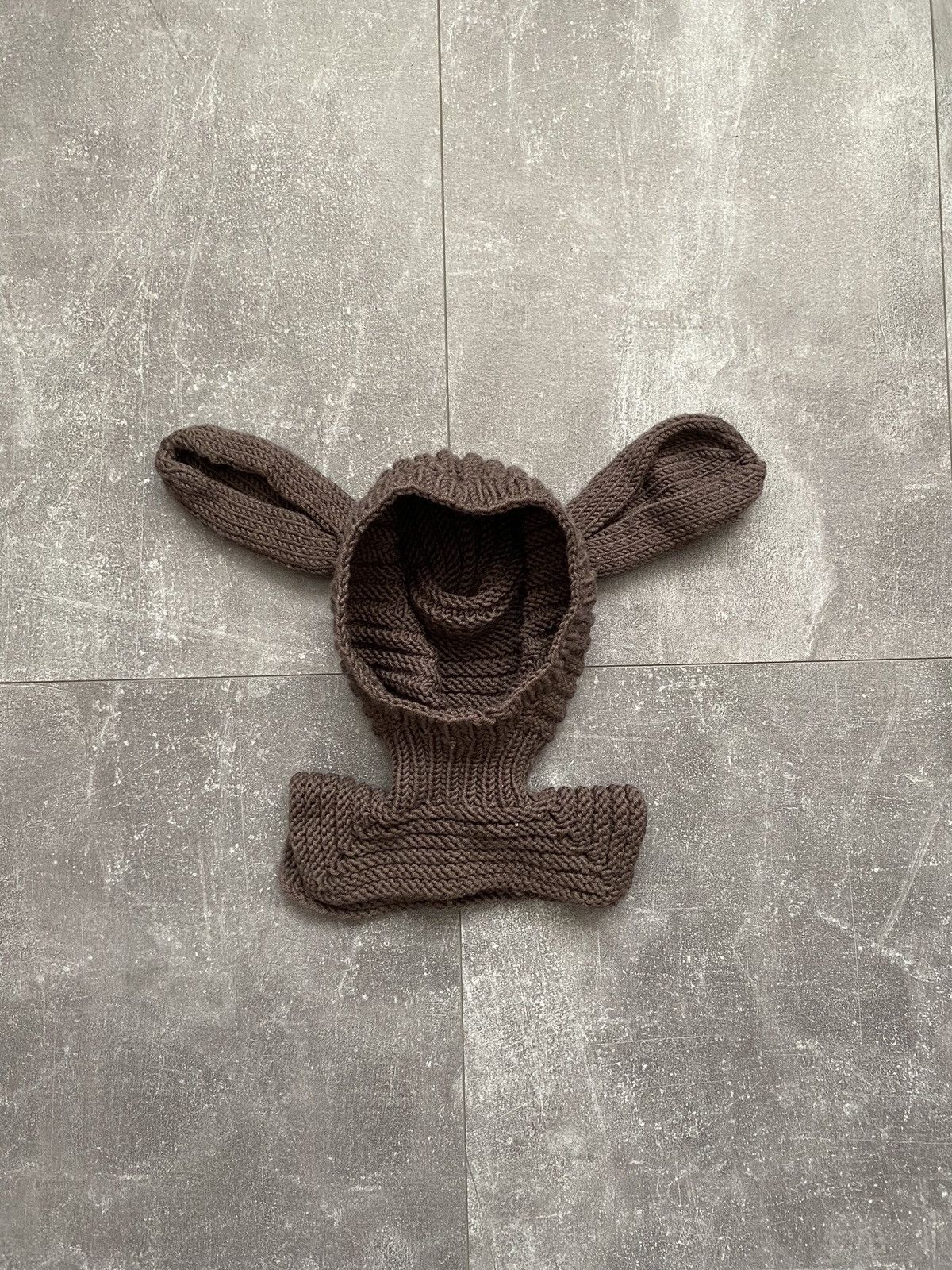 Japanese Brand × Vintage Vintage Knitted Y2K Bunny Ears Balaclava Size ONE SIZE - 1 Thumbnail