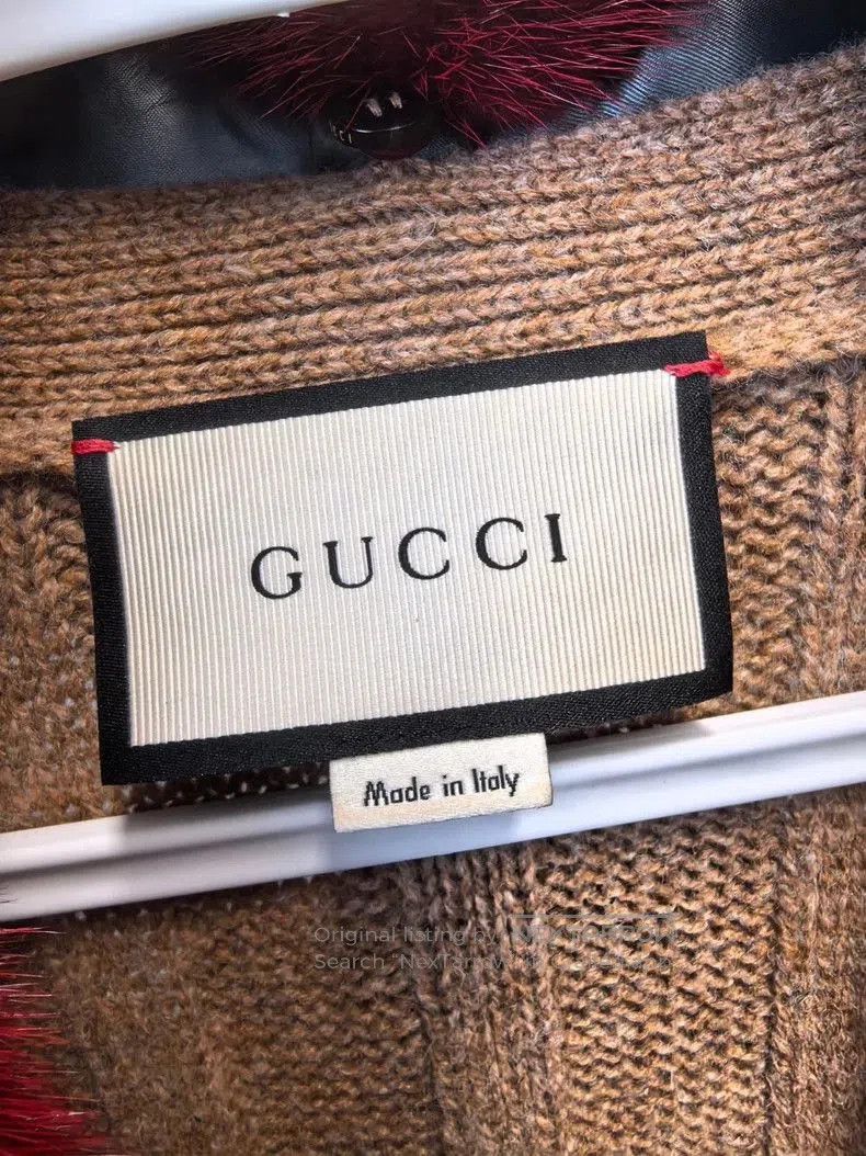 Gucci Gucci Fox Fur Collar Long Sweater M. Size US M / EU 48-50 / 2 - 5 Thumbnail