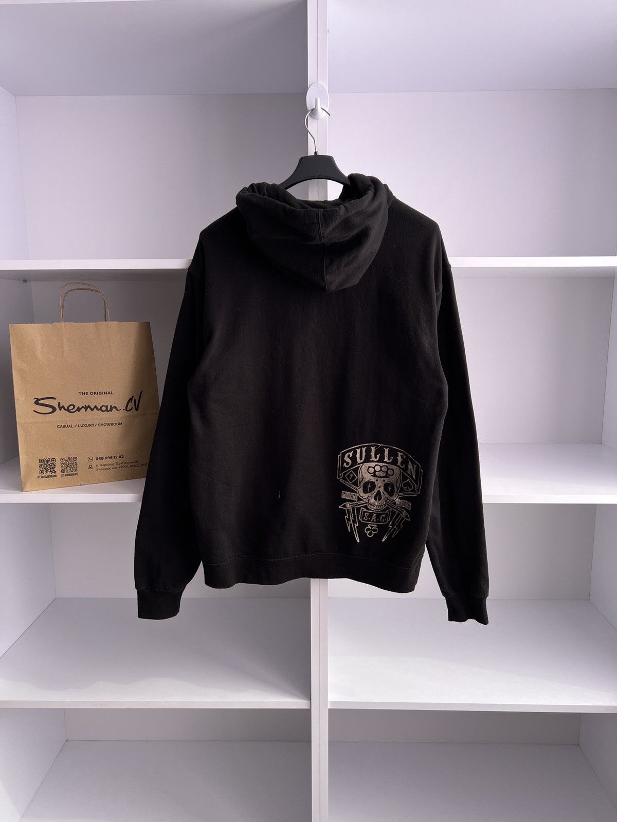 Vintage Vintage Sullen Ed Hardy Style Skull zip sweatshirt Size US L / EU 52-54 / 3 - 9 Thumbnail