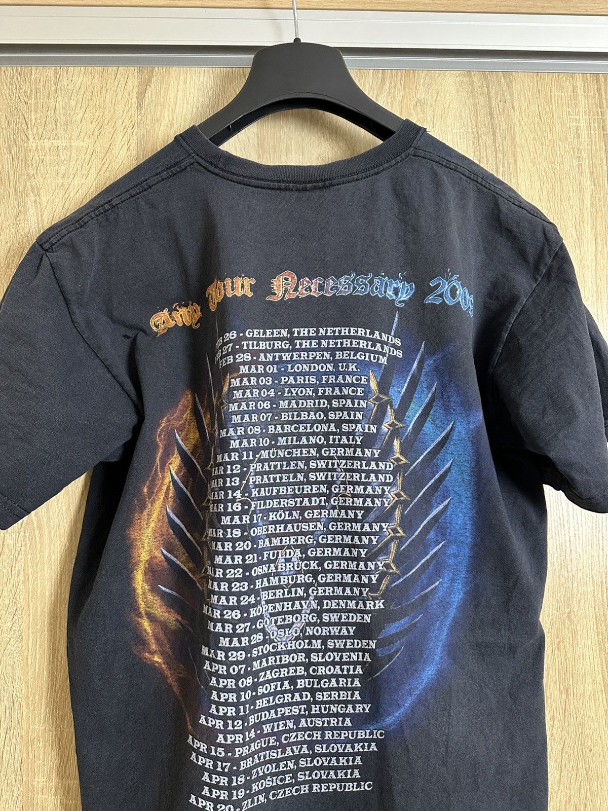 Band Tees 🔥 Vintage 2009 HammerFall Tour Metal Band Tee Shirt Size US L / EU 52-54 / 3 - 5 Thumbnail