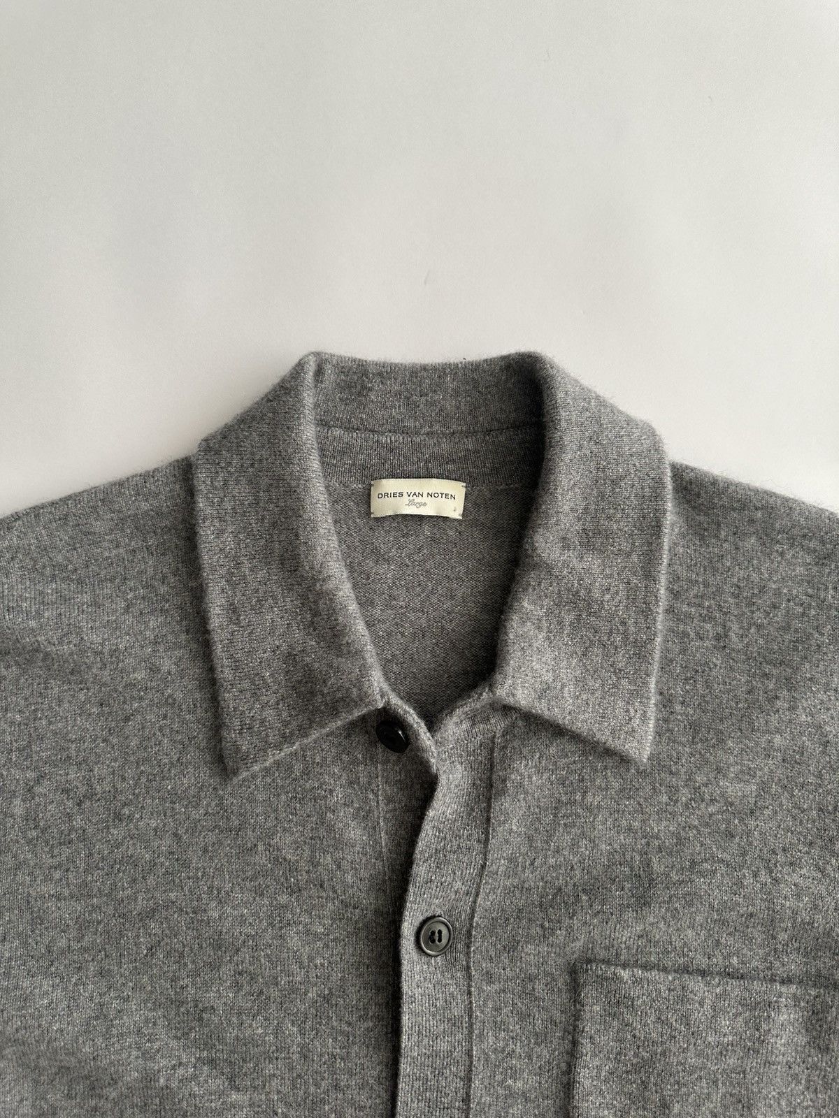 Dries Van Noten Dries Van Noten Cashmere Shirt Cardigan Sweater Size US L / EU 52-54 / 3 - 6 Thumbnail