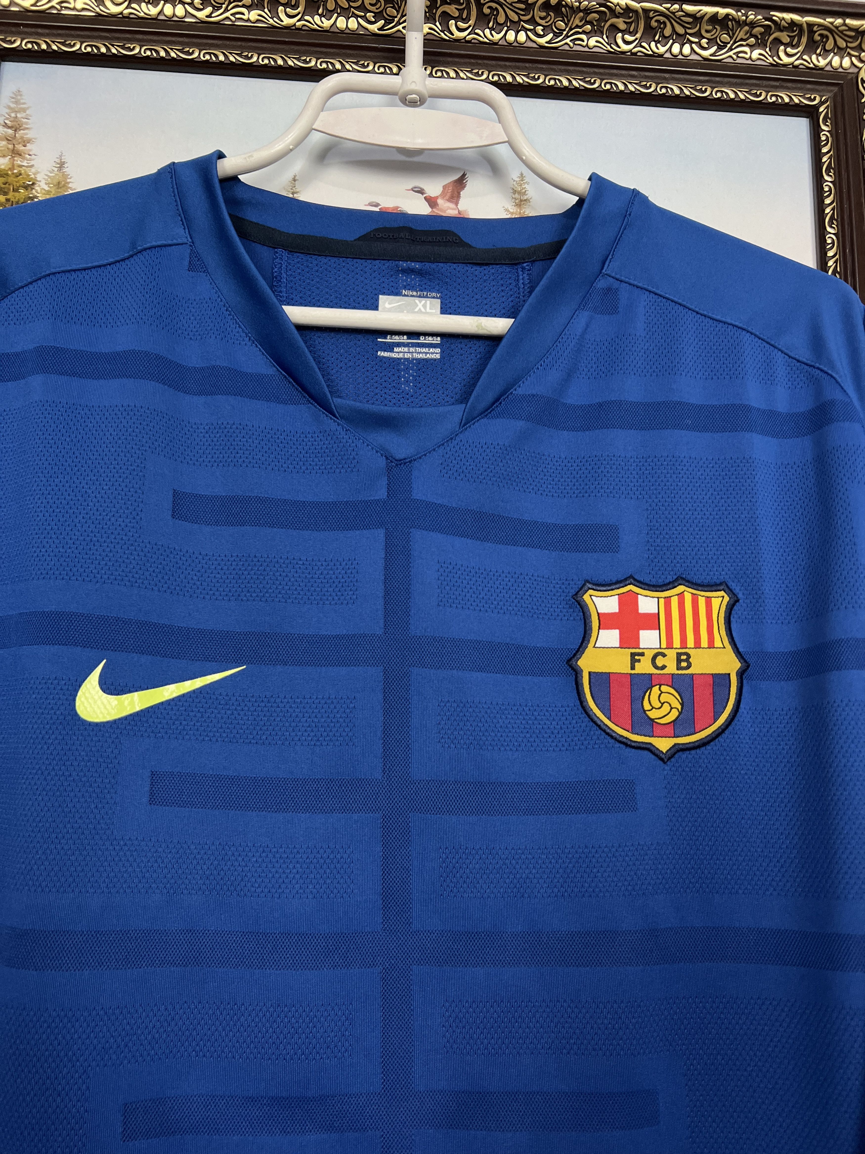 Nike Vintage FC Barcelona Football Shirt Soccer Jersey Trikot Size US XL / EU 56 / 4 - 3 Thumbnail