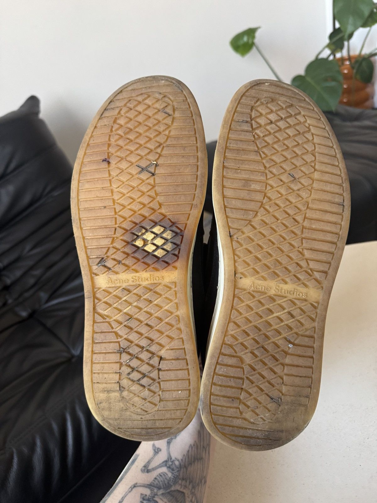 Acne Studios Acne Studios High Quality Designer Low Leather Sneakers Face Size US 9.5 / EU 42-43 - 10 Thumbnail