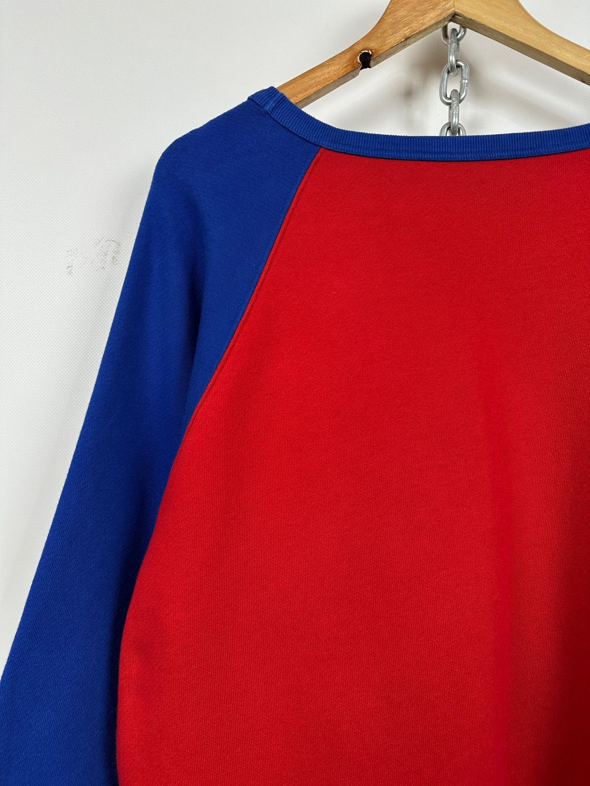 Gucci Gucci Red/Blue Crewneck Sweatshirt Size US L / EU 52-54 / 3 - 15 Thumbnail