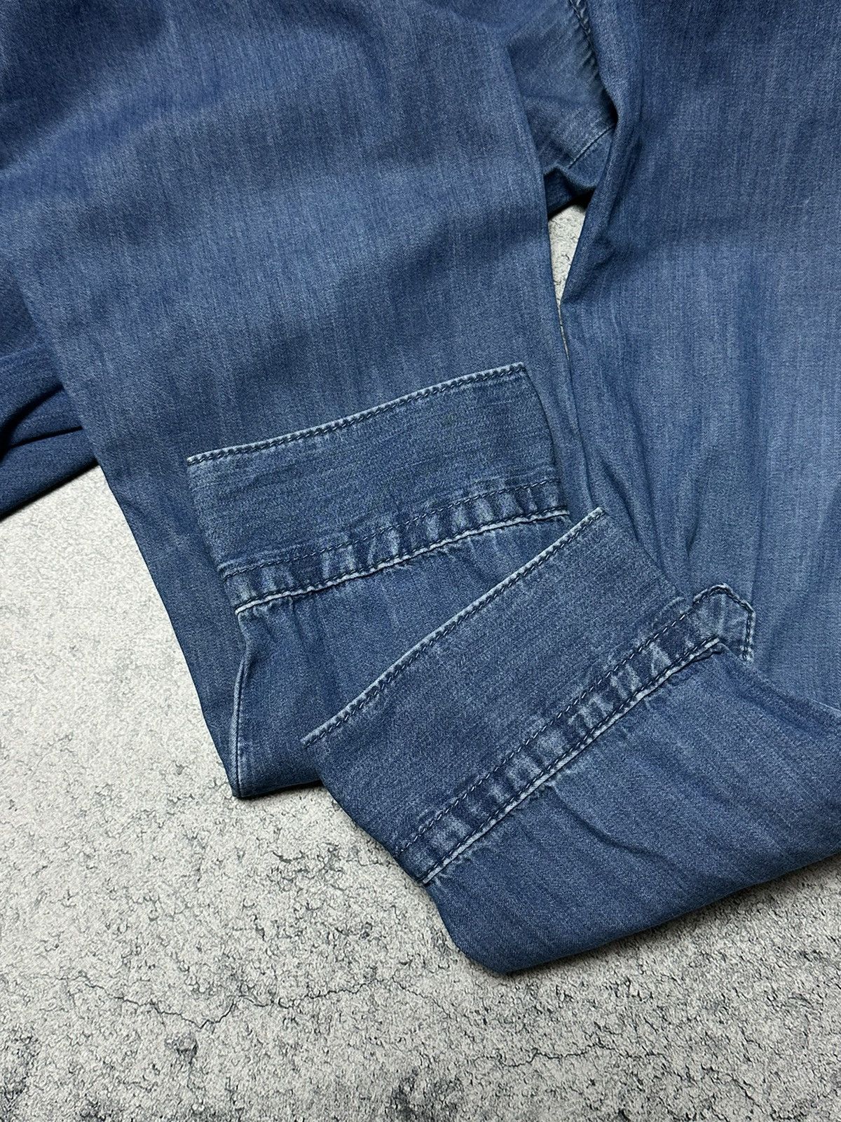 H&M × Versace Versace x H&M Denim Jeans Long Sleeve Shirt Size US L / EU 52-54 / 3 - 12 Thumbnail