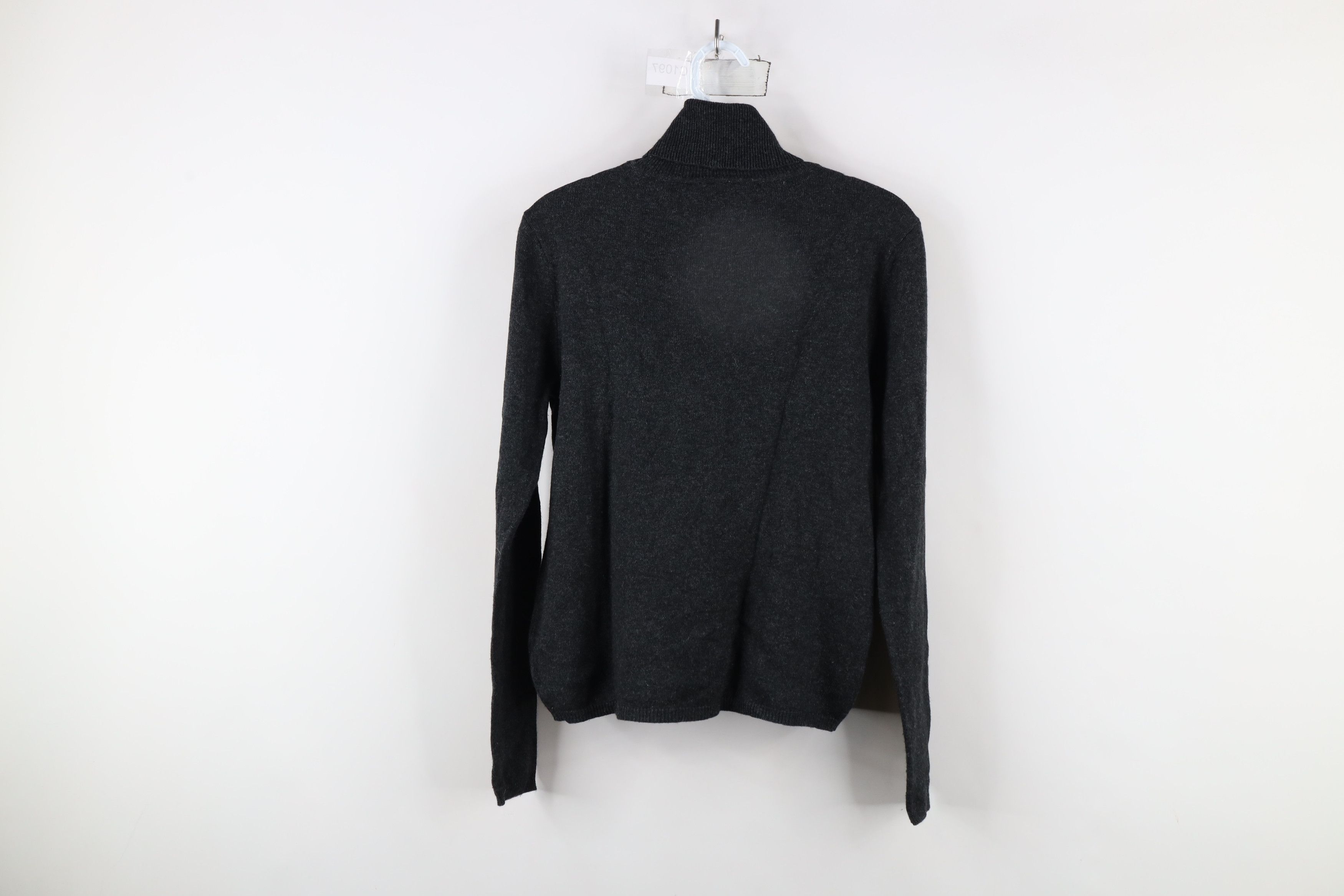 Vintage Vintage 90s Streetwear Silk Cashmere Knit Turtleneck Sweater Size M / US 6-8 / IT 42-44 - 7 Thumbnail