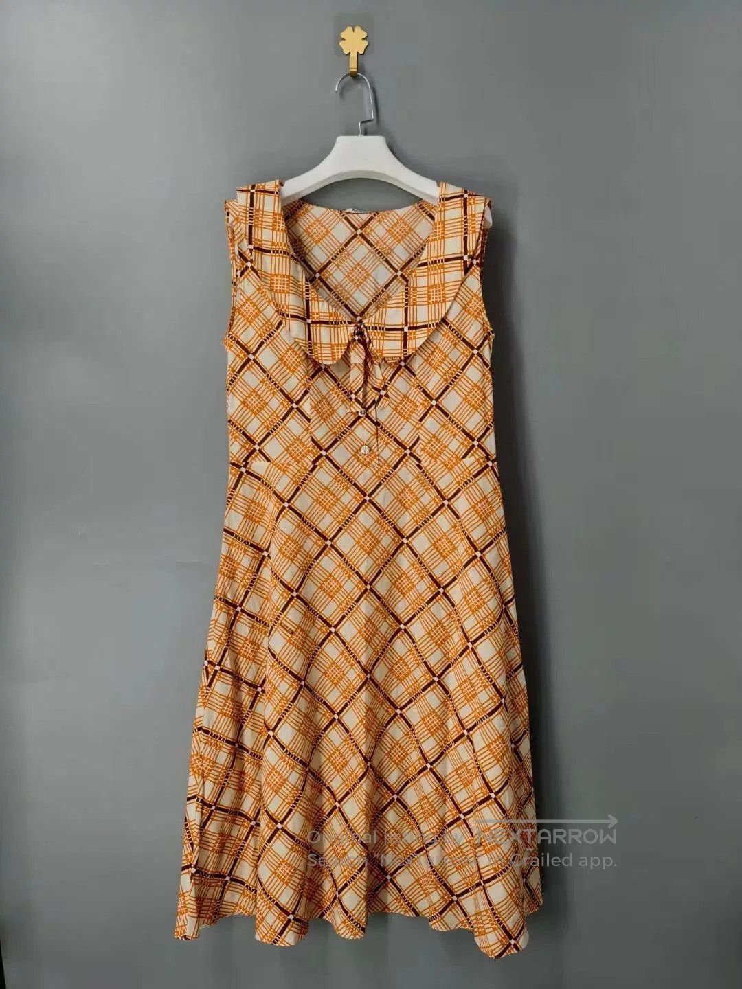 Miu Miu yellow plaid dress by MiuMiu. Size US 36 / EU 52 - 1 Thumbnail