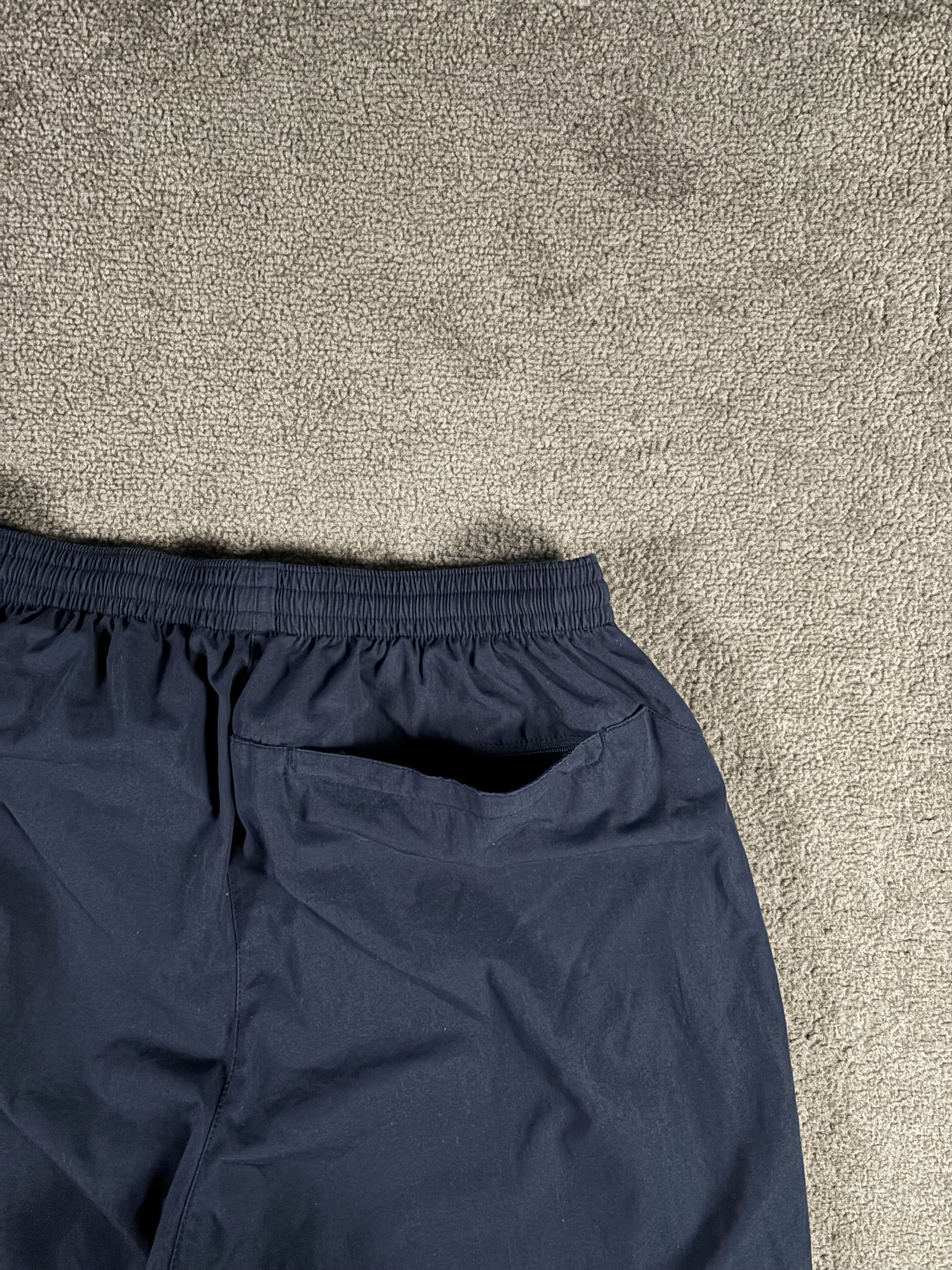 Nike Nike XL Navy Blue Vintage Logo Long Adjustable Shorts Size US 34 / EU 50 - 9 Thumbnail