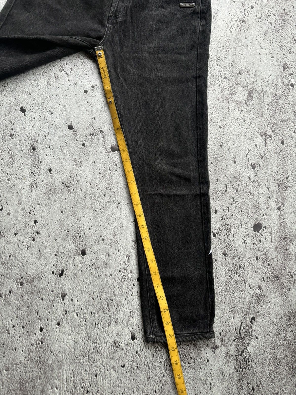 Off-White Off-white Black Denim Size US 29 - 16 Thumbnail