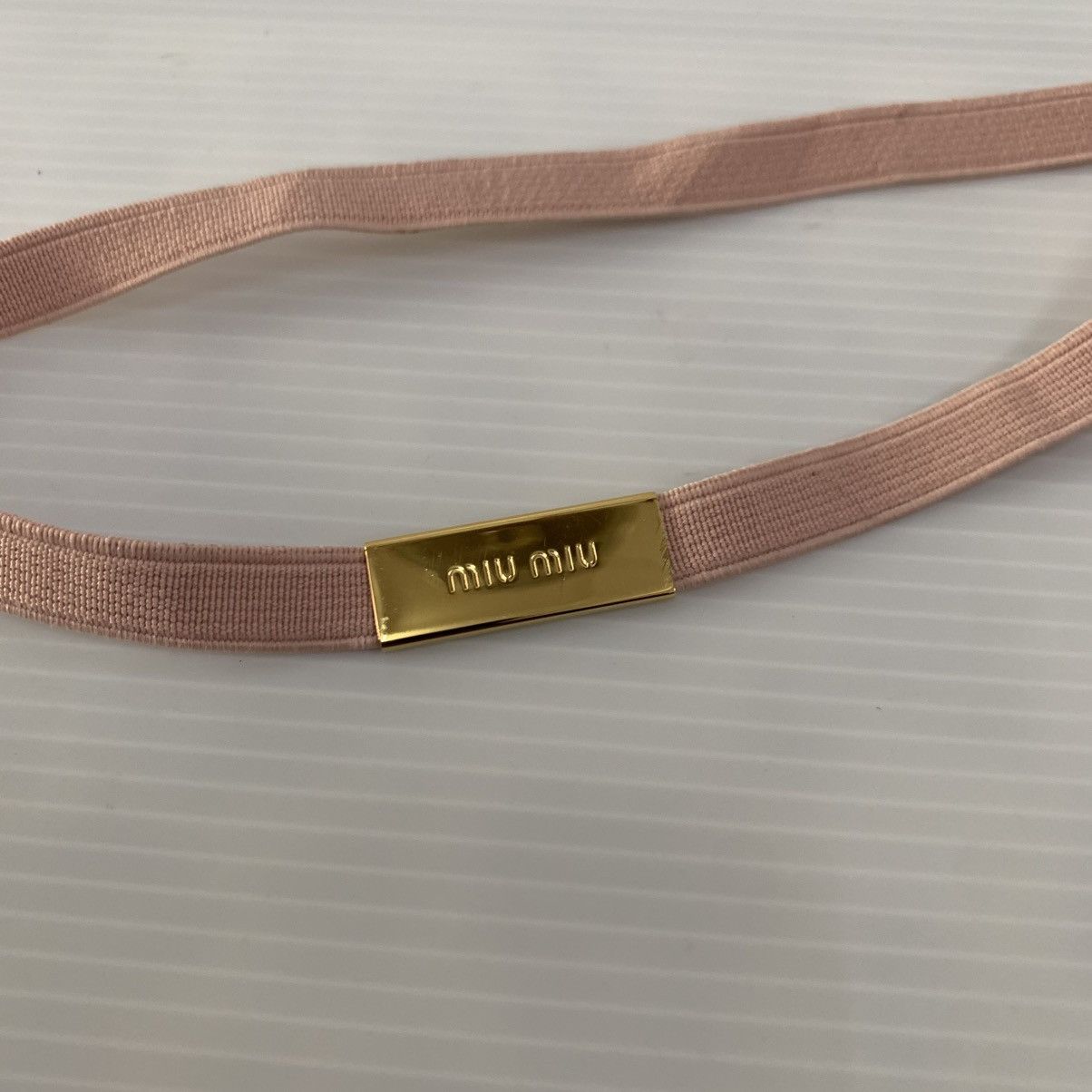 Miu Miu Miu Miu Hair Head Band Size ONE SIZE - 3 Thumbnail