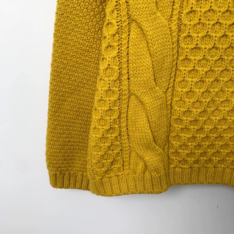 Gucci Gucci Yellow twisted wool V-neck detachable long-sleeved k Size US XS / EU 42 / 0 - 4 Thumbnail