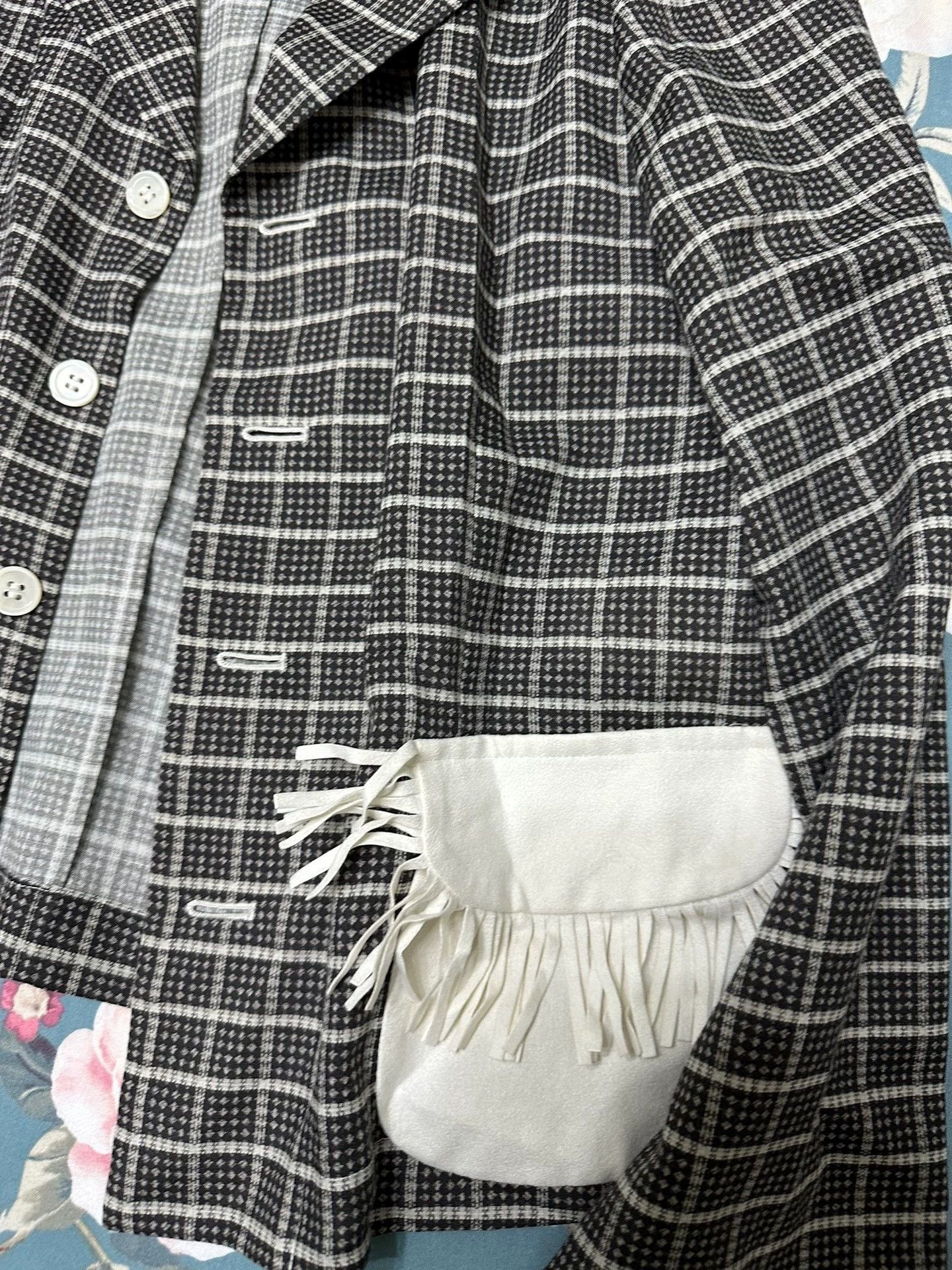 Comme des Garcons Comme des Garcons plaid tassel blazer Size US M / EU 48-50 / 2 - 3 Thumbnail