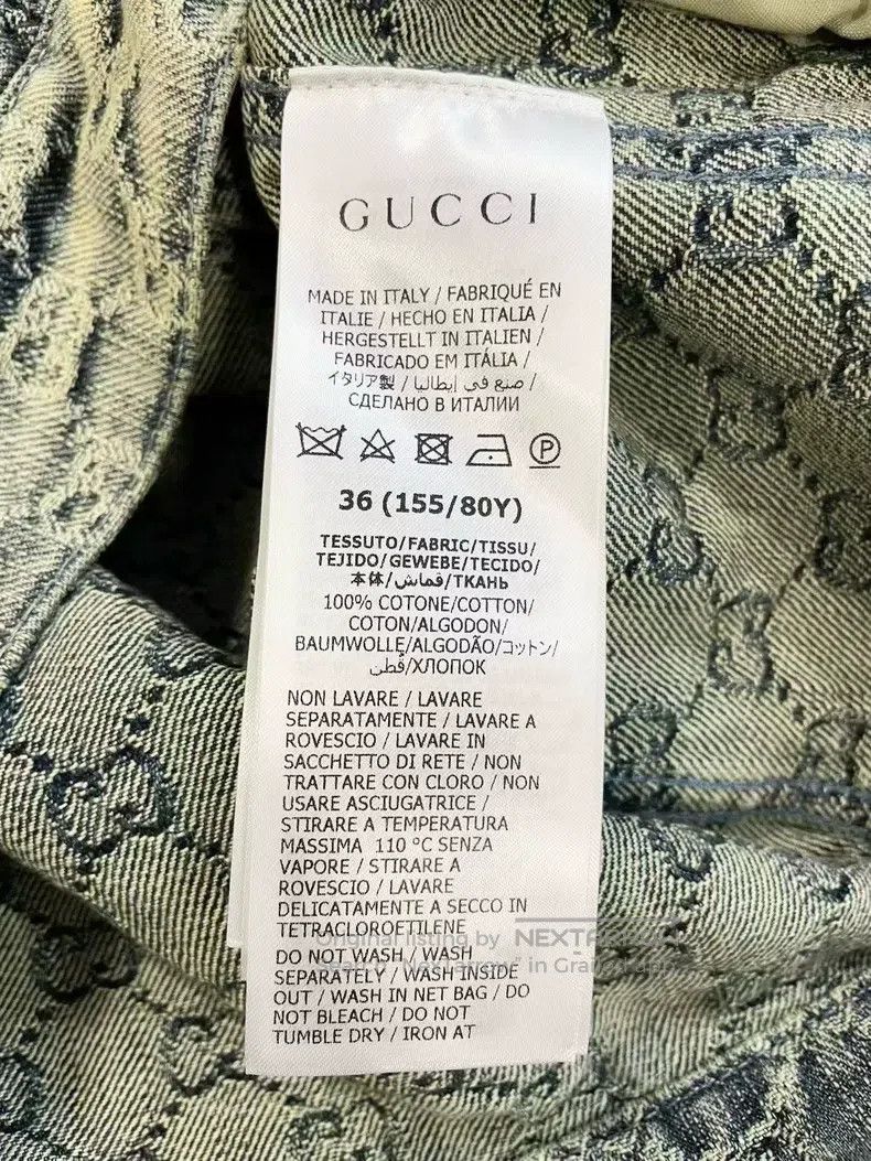 Gucci Gucci Full logo denim jacket Size XS / US 0-2 / IT 36-38 - 7 Thumbnail