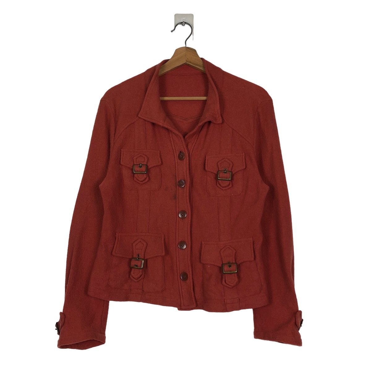 Issey Miyake 🔥Cropped Biker Jacket Big Pocket Bondage Japan Made Size US S / EU 44-46 / 1 - 1 Thumbnail